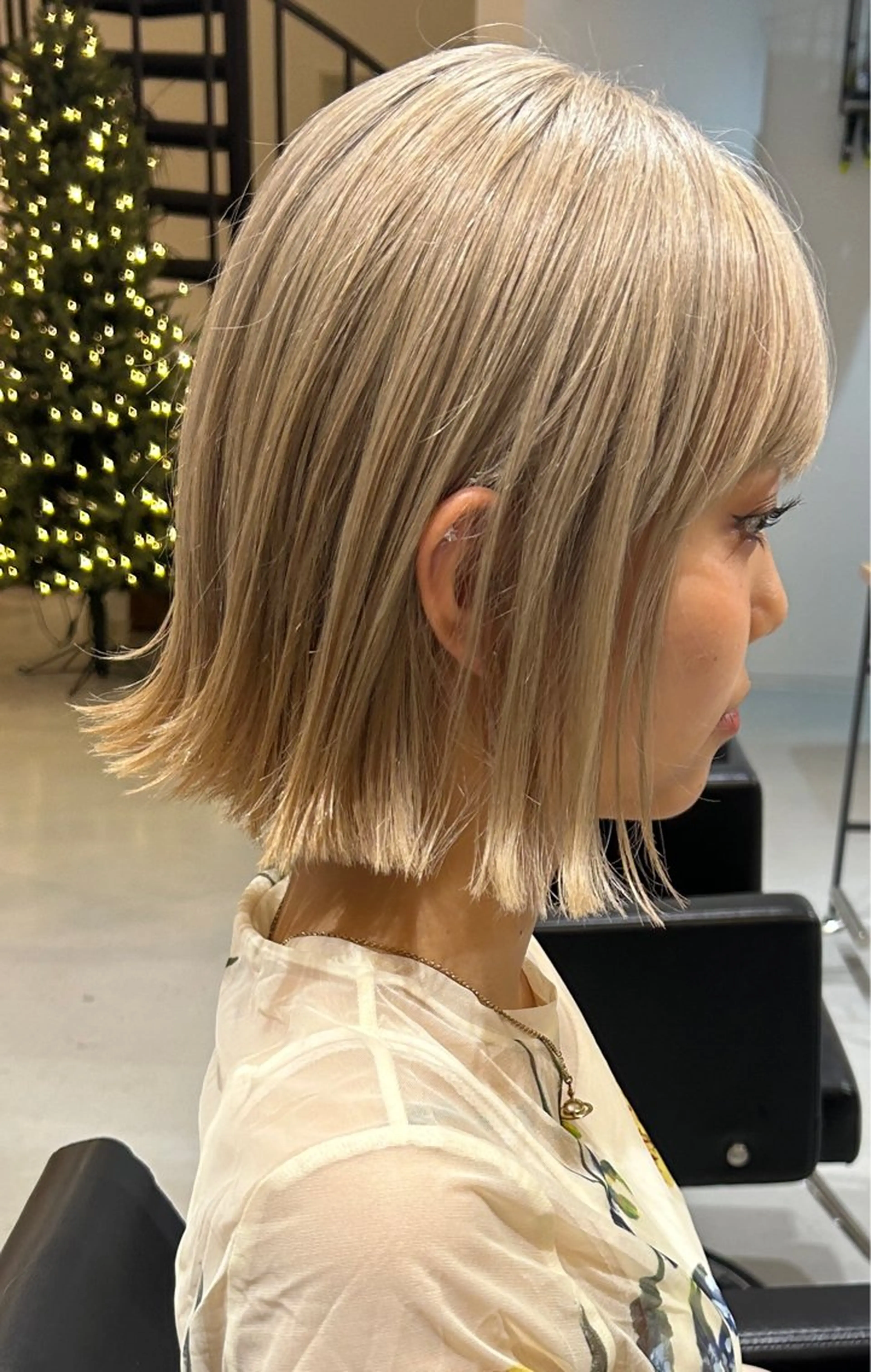 ミディアム カラー ヘアカラー HANA by RIZのヘアスタイル