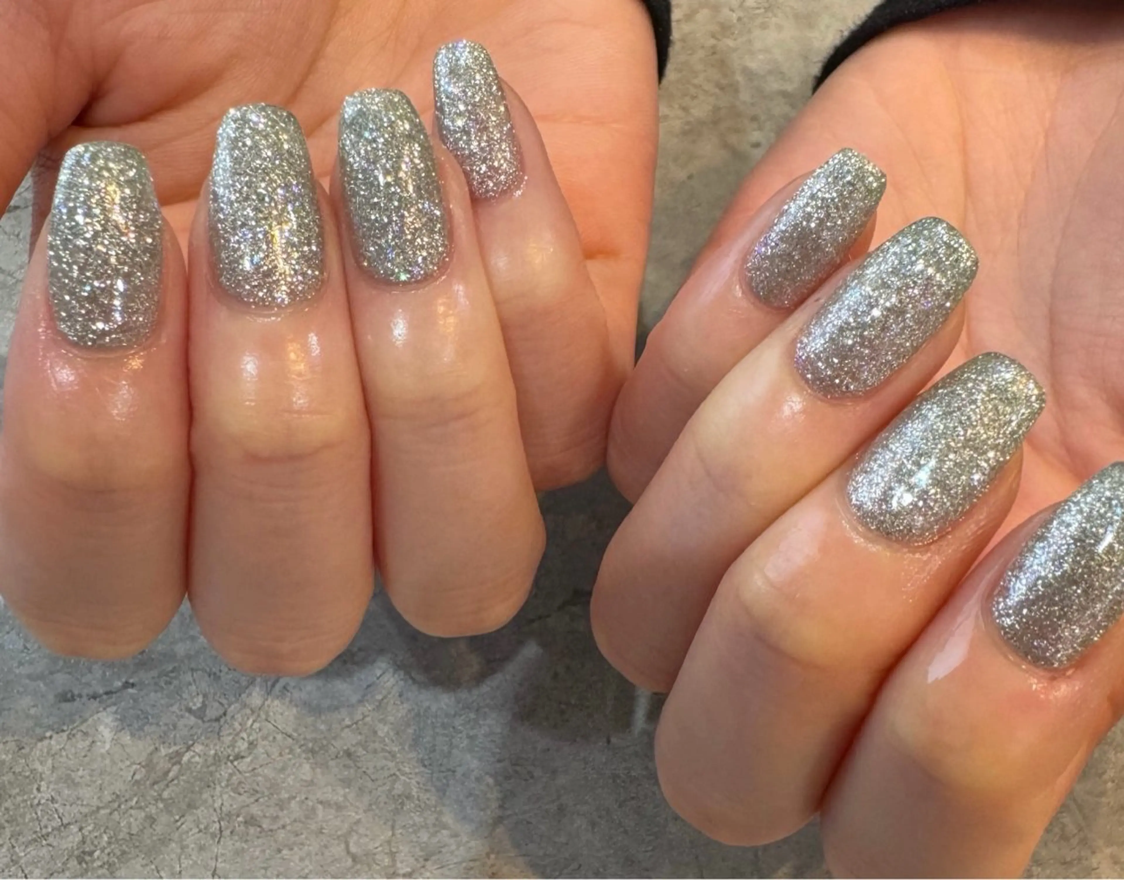 ネイル ラメ(グリッター) ハンドネイル Blé nailのネイルデザイン