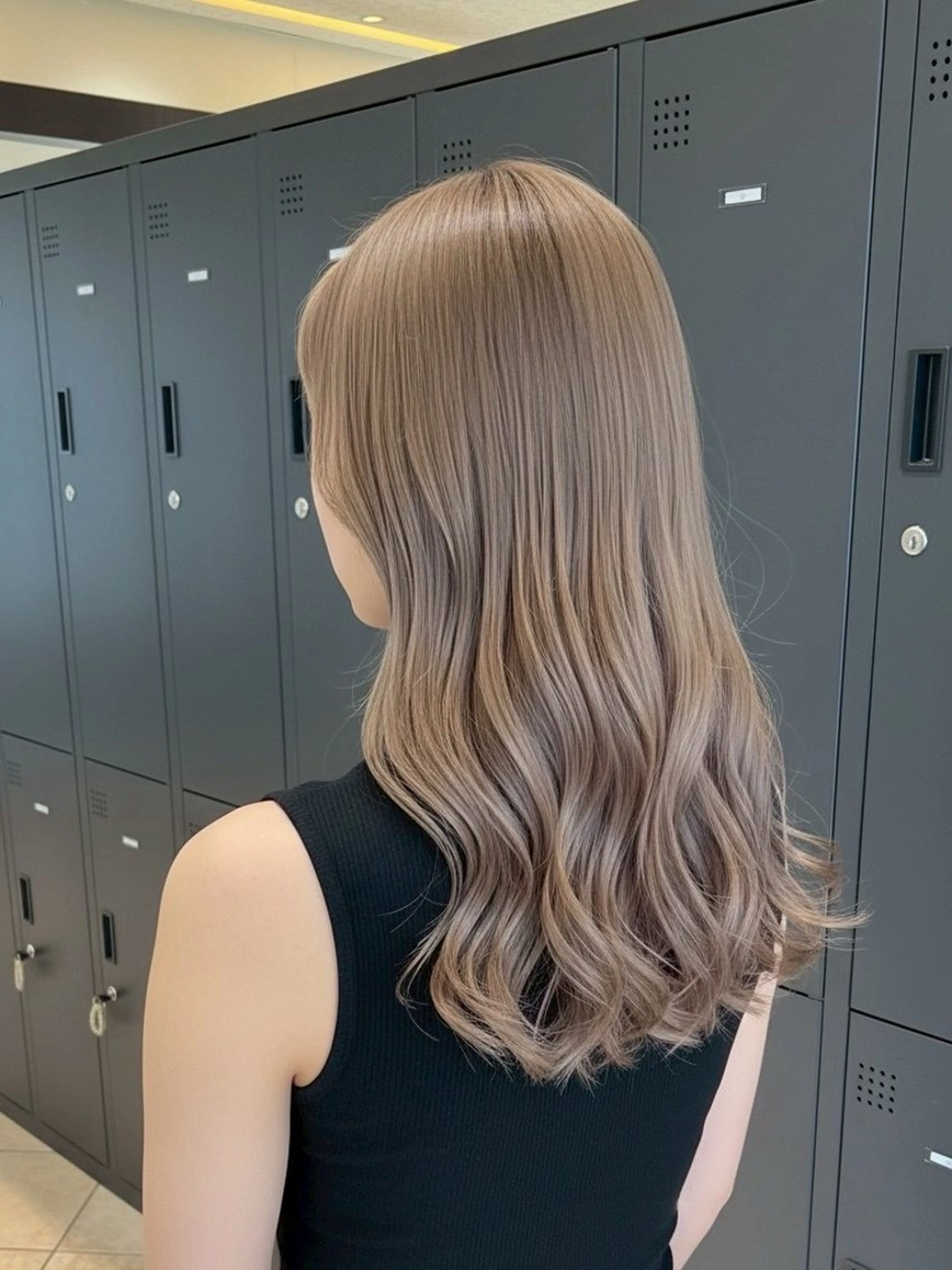 ロング カラー MOKA🌼 淵野辺デザインカラーのヘアスタイル