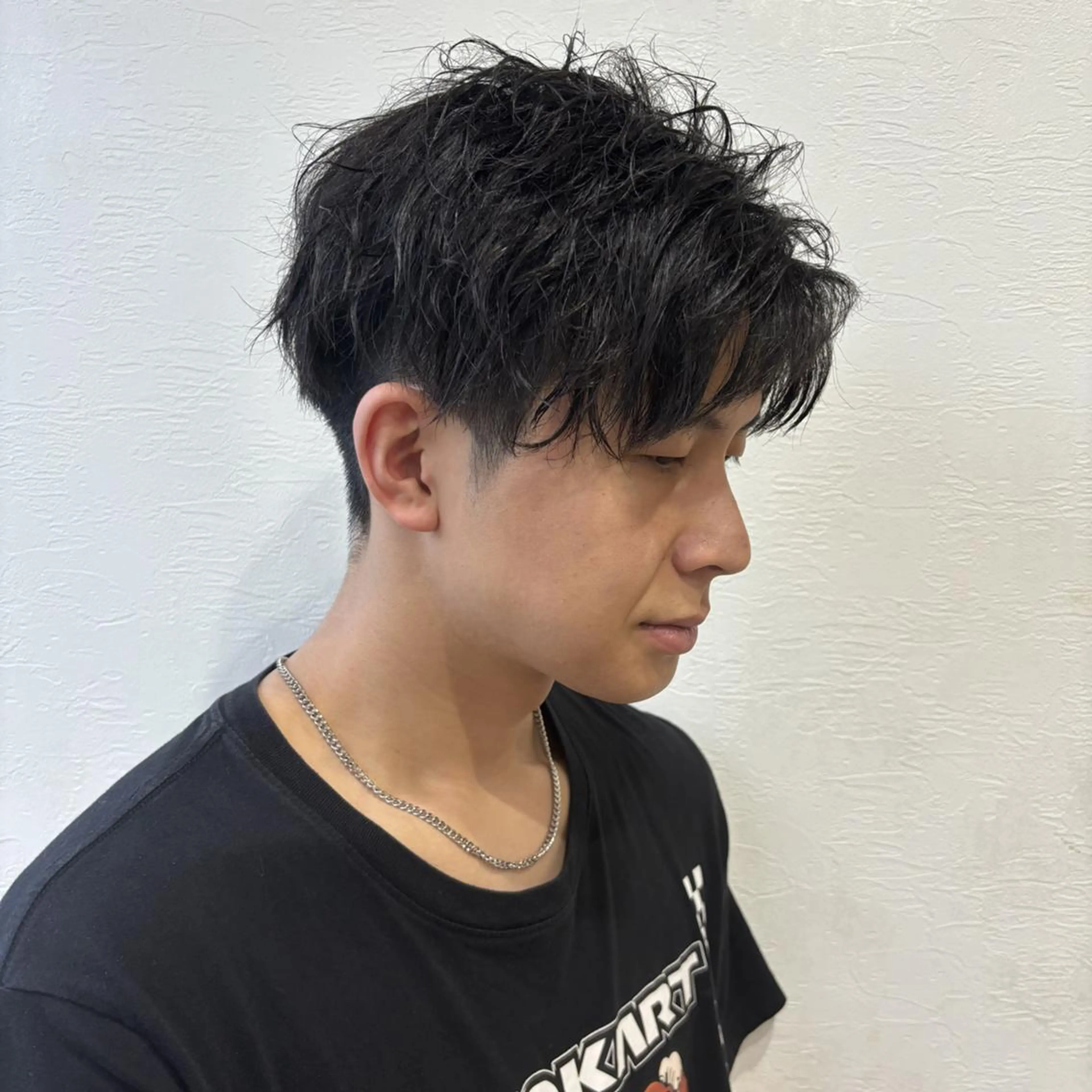 メンズ アップバング メンズパーマ カット パーマ 菅原流星🌟カット/ メンズ/メンズパーマのヘアスタイル