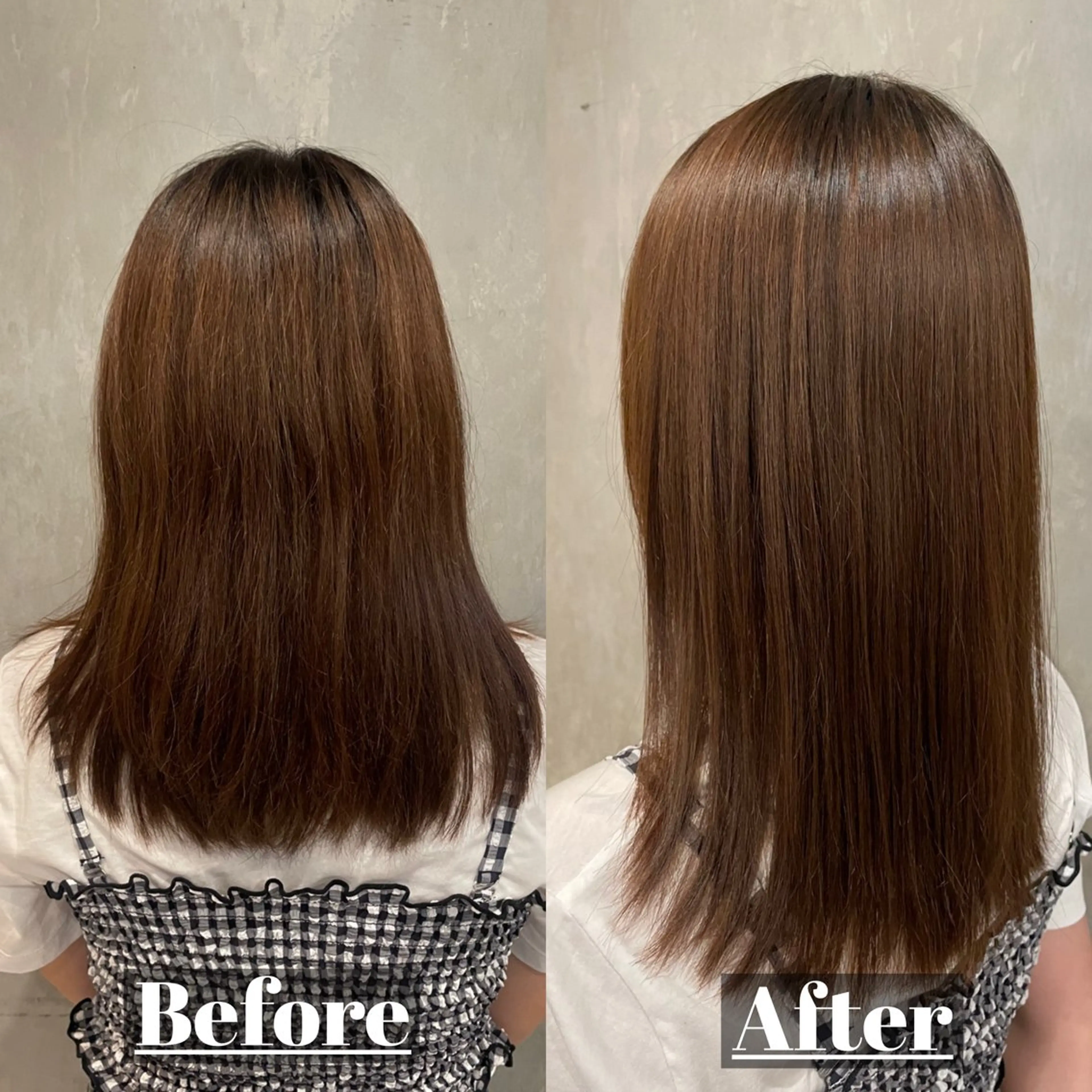 セミロング パーマ 岩渕 春菜のヘアスタイル