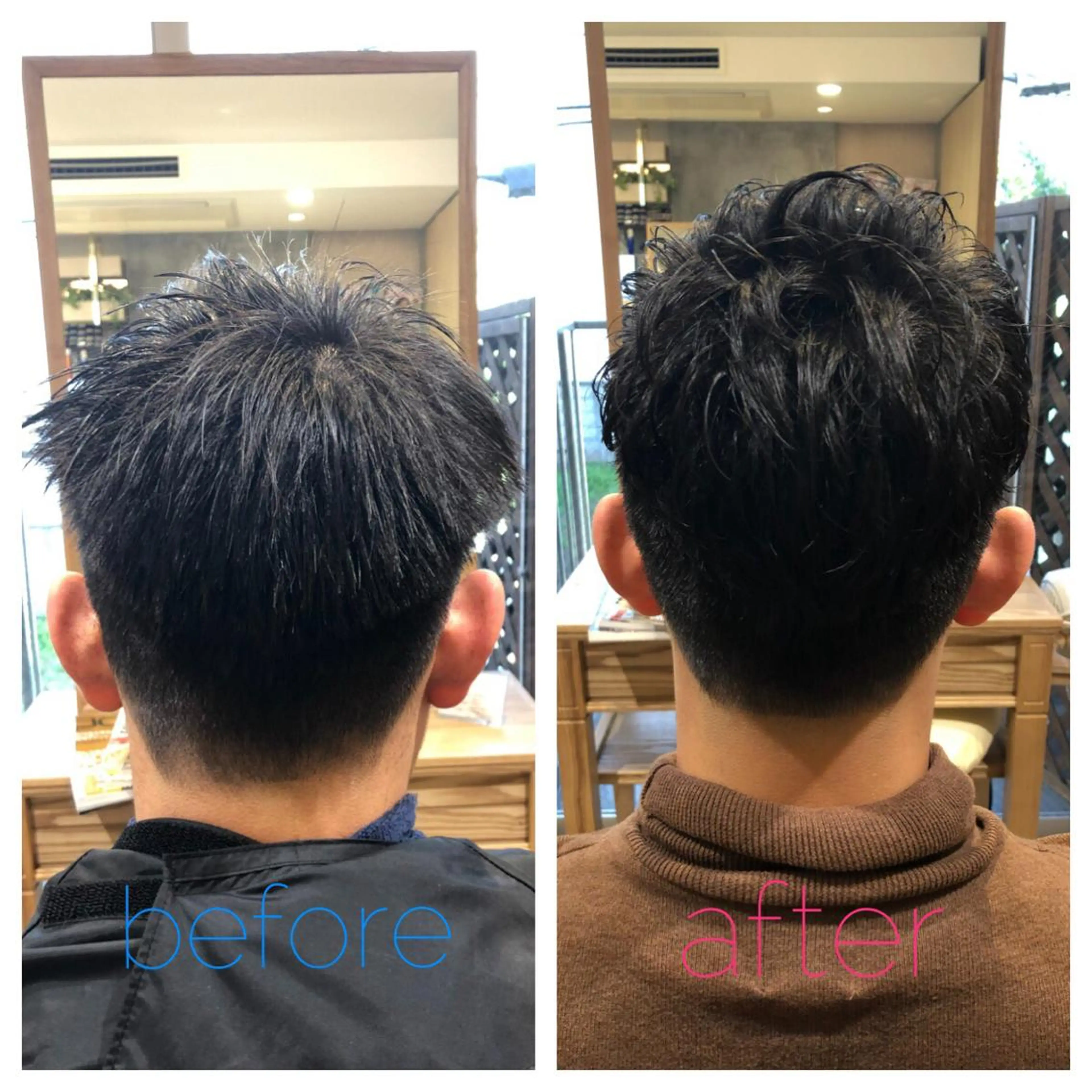 パーマ メンズ メンズパーマ ニュアンスパーマ 佐川 友里のヘアスタイル