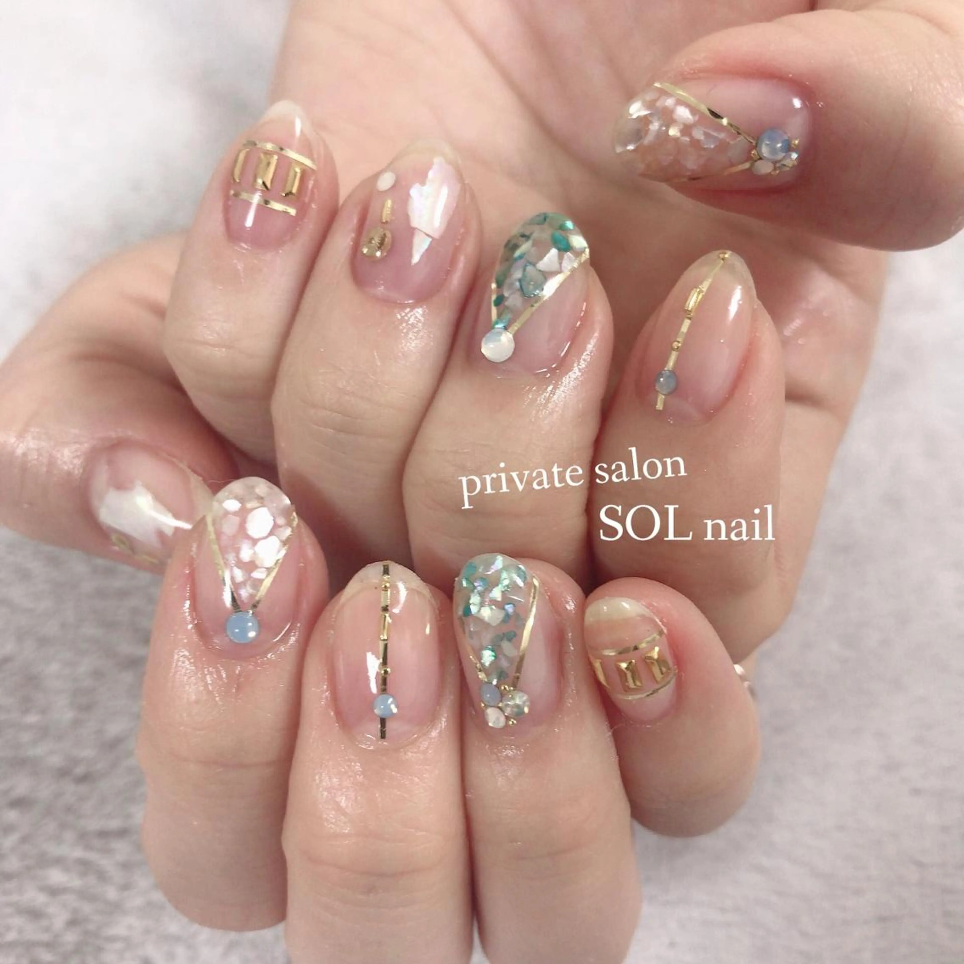 ネイル ハンドネイル SOL NAILのネイルデザイン