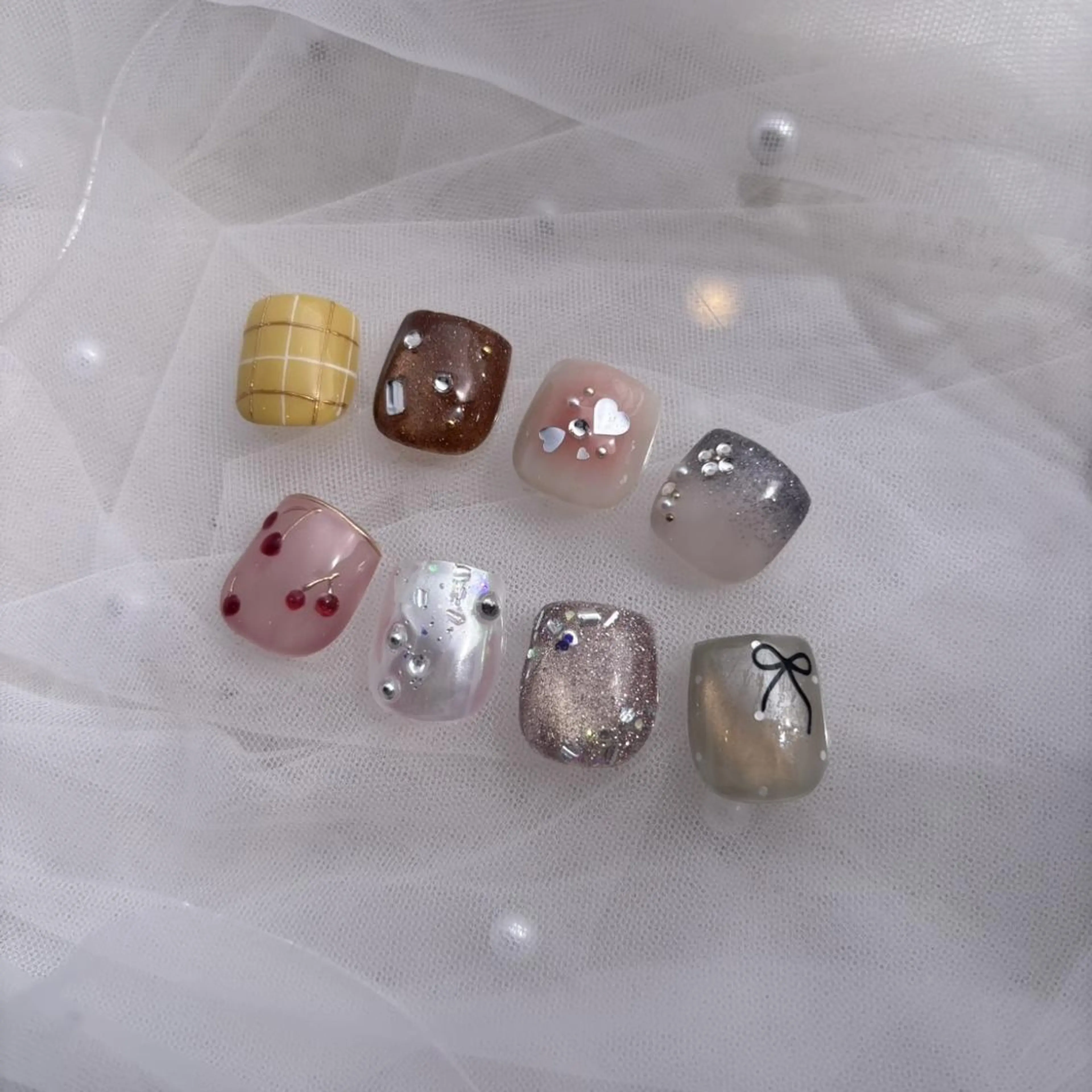 ネイル フットネイル 及川 莉菜のネイルデザイン