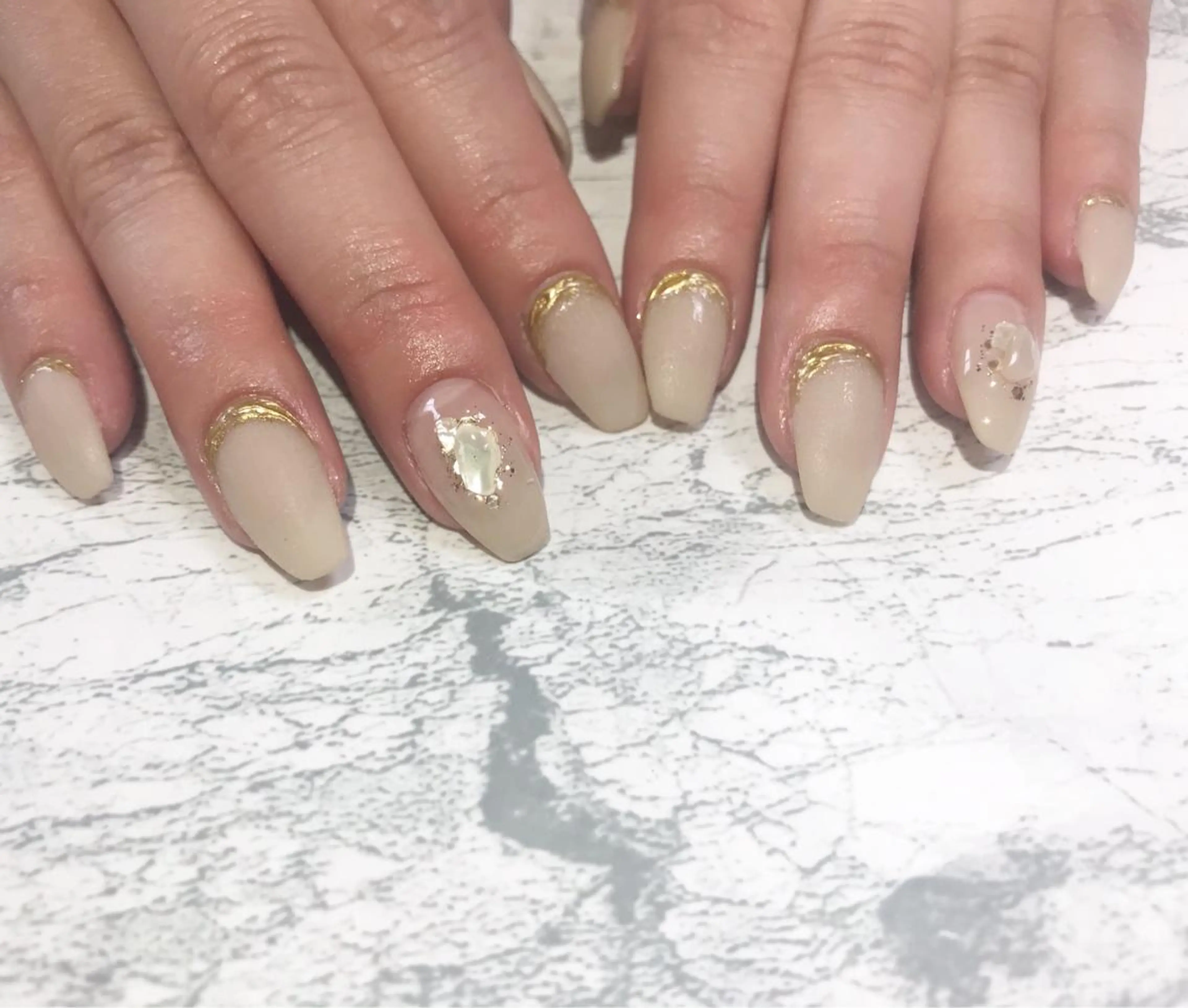 ネイル フットネイル マットネイル ニュアンスネイル シンプルネイル 春ネイル ネイル フフラ所属・nail fufla ♡yamane♡のネイルデザイン