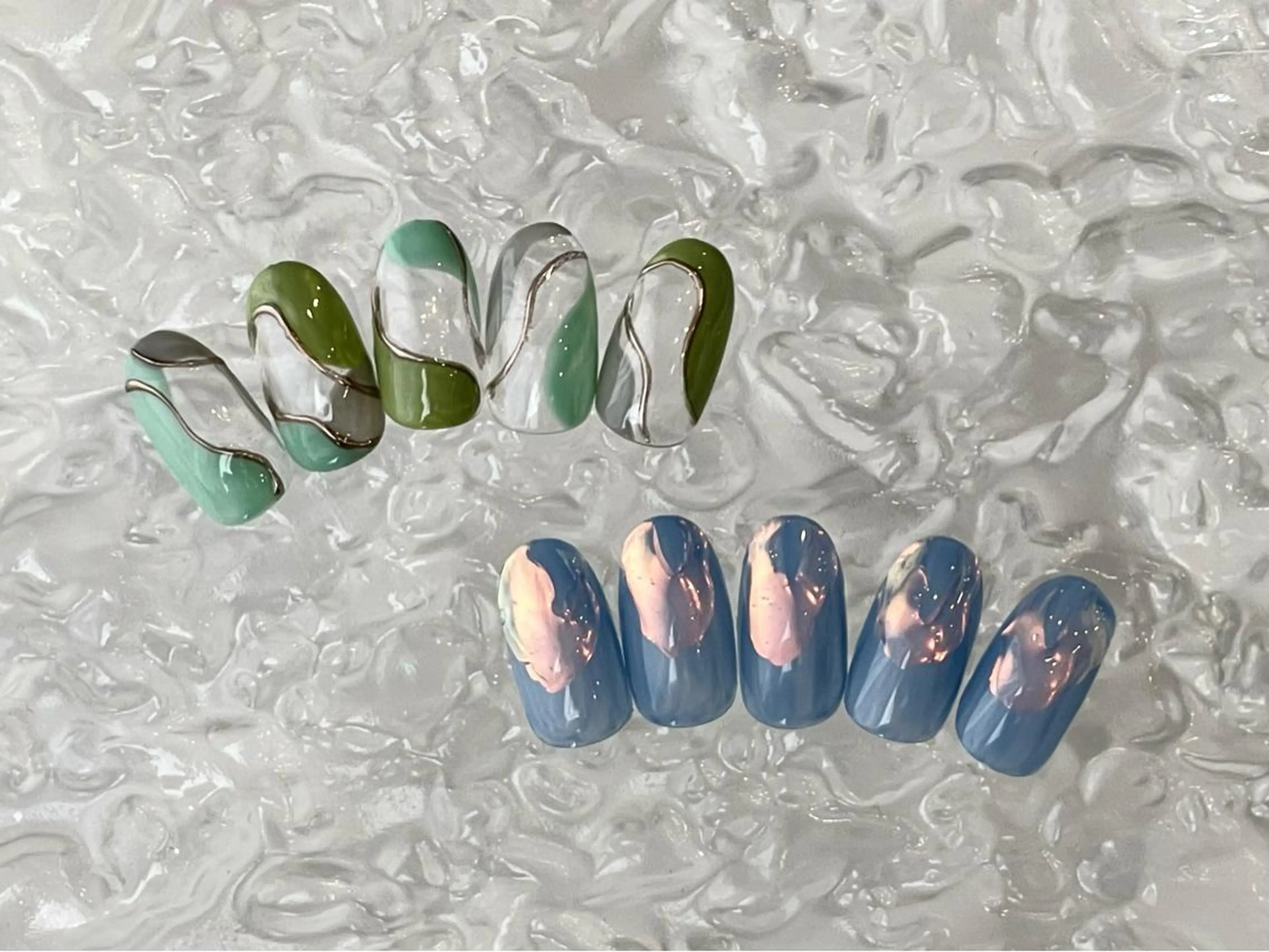 ネイル アートネイル フレンチネイル ジェルネイル ニュアンスネイル オフィスネイル ハンドネイル kinjo yuaのネイルデザイン