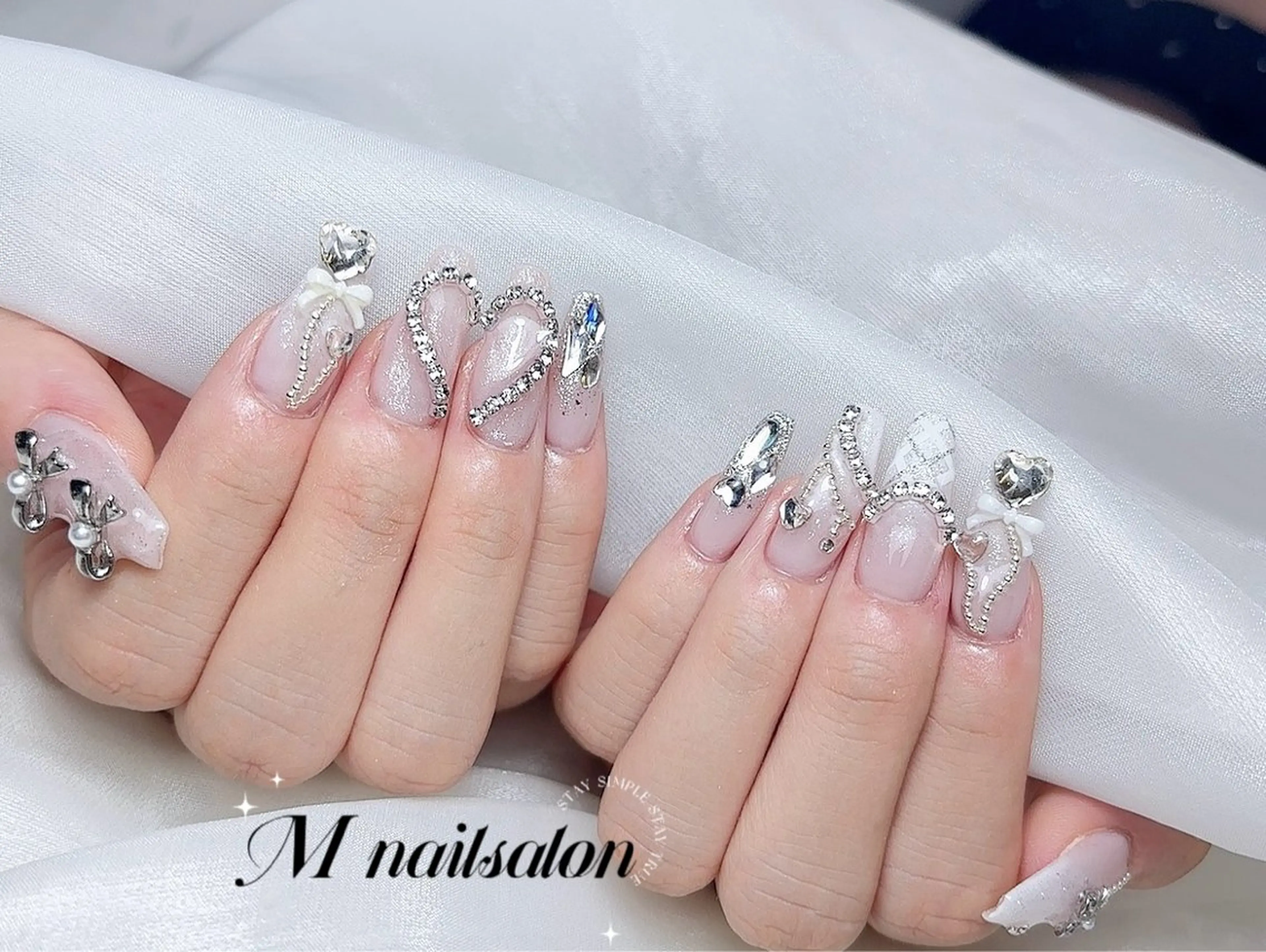 ネイル M🌷nail 長さだし専門店のネイルデザイン