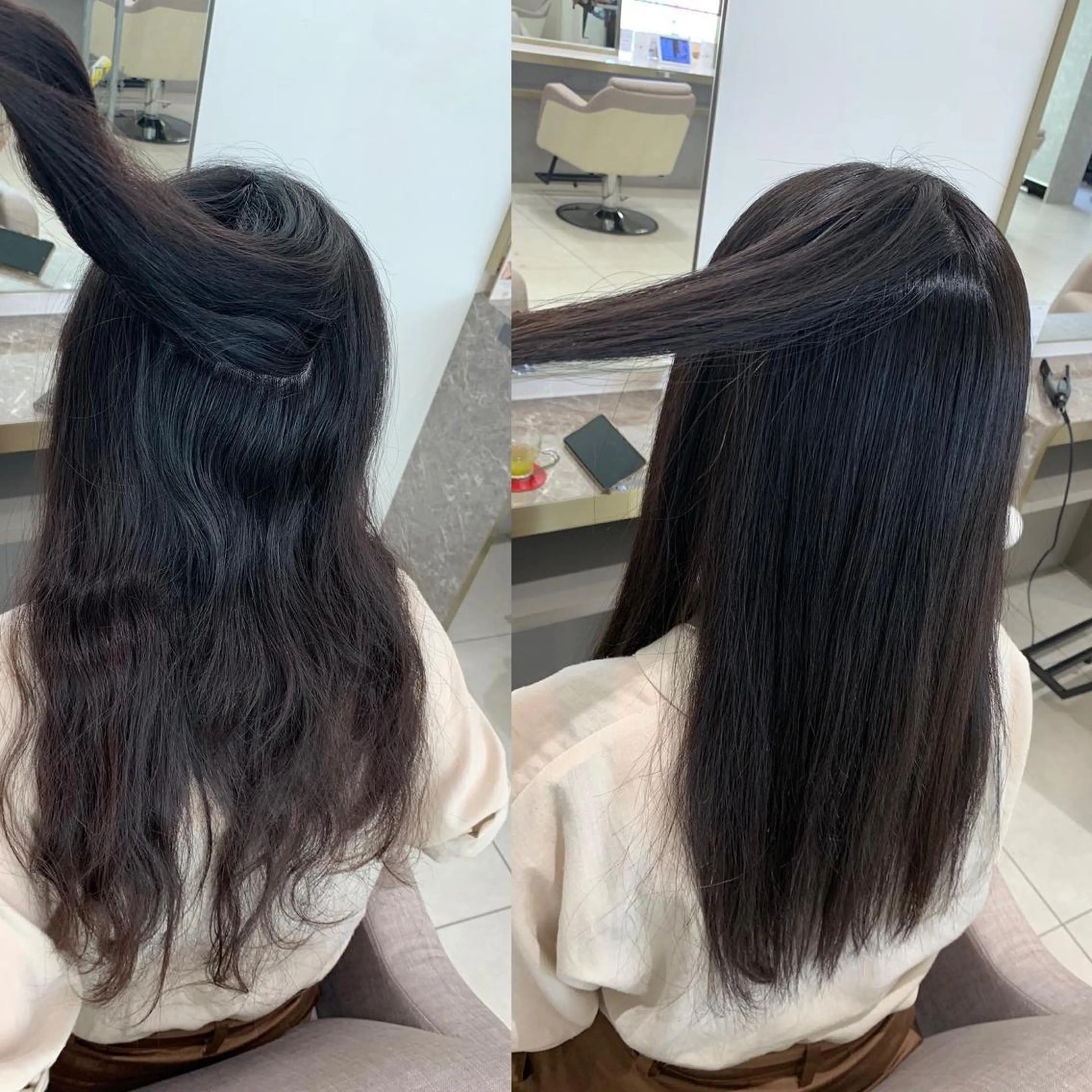 ロング 縮毛矯正 stylist N0Nのヘアスタイル