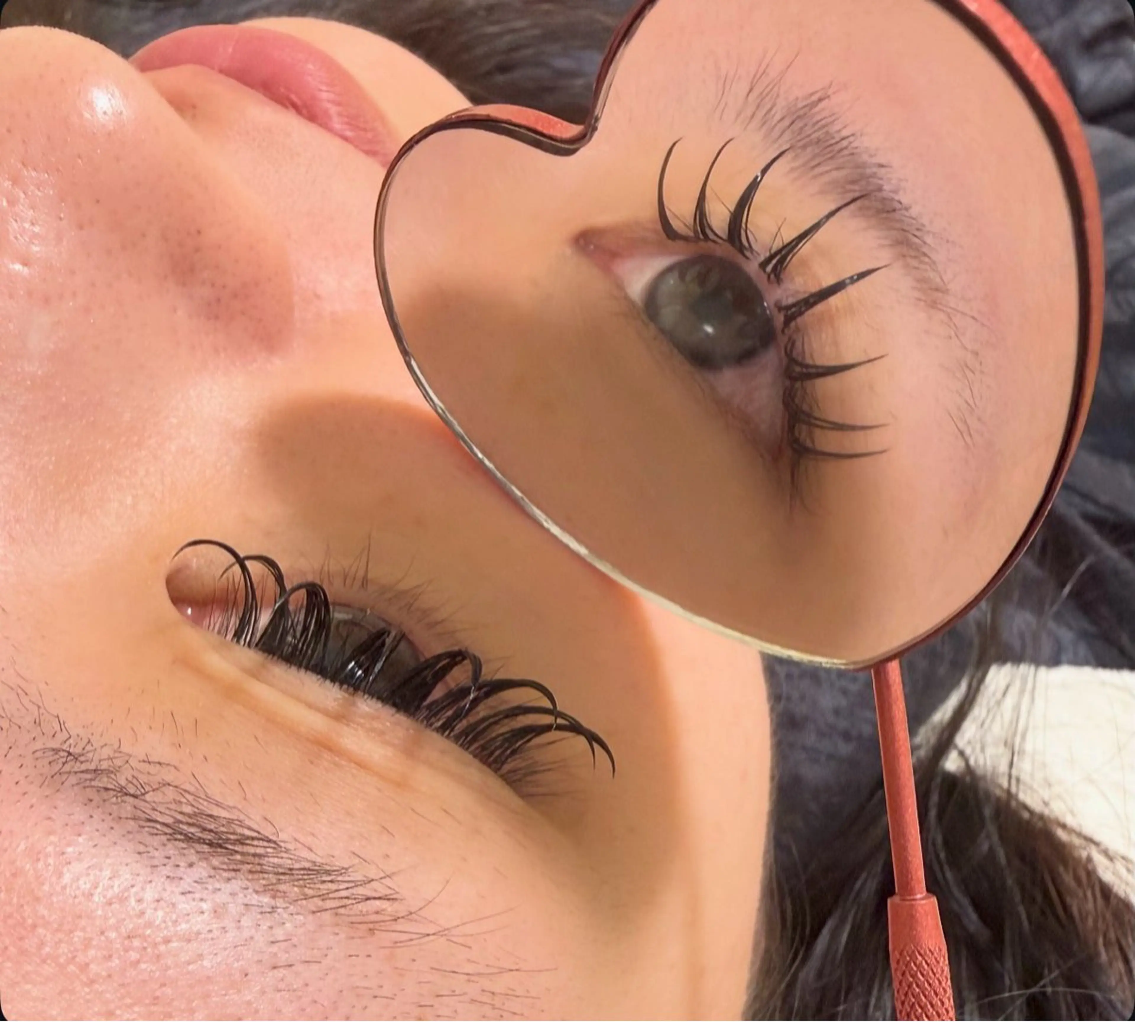 マツエク・マツパ Dカール フラットラッシュ マツエク Anjur 💫のマツエク・マツパデザイン