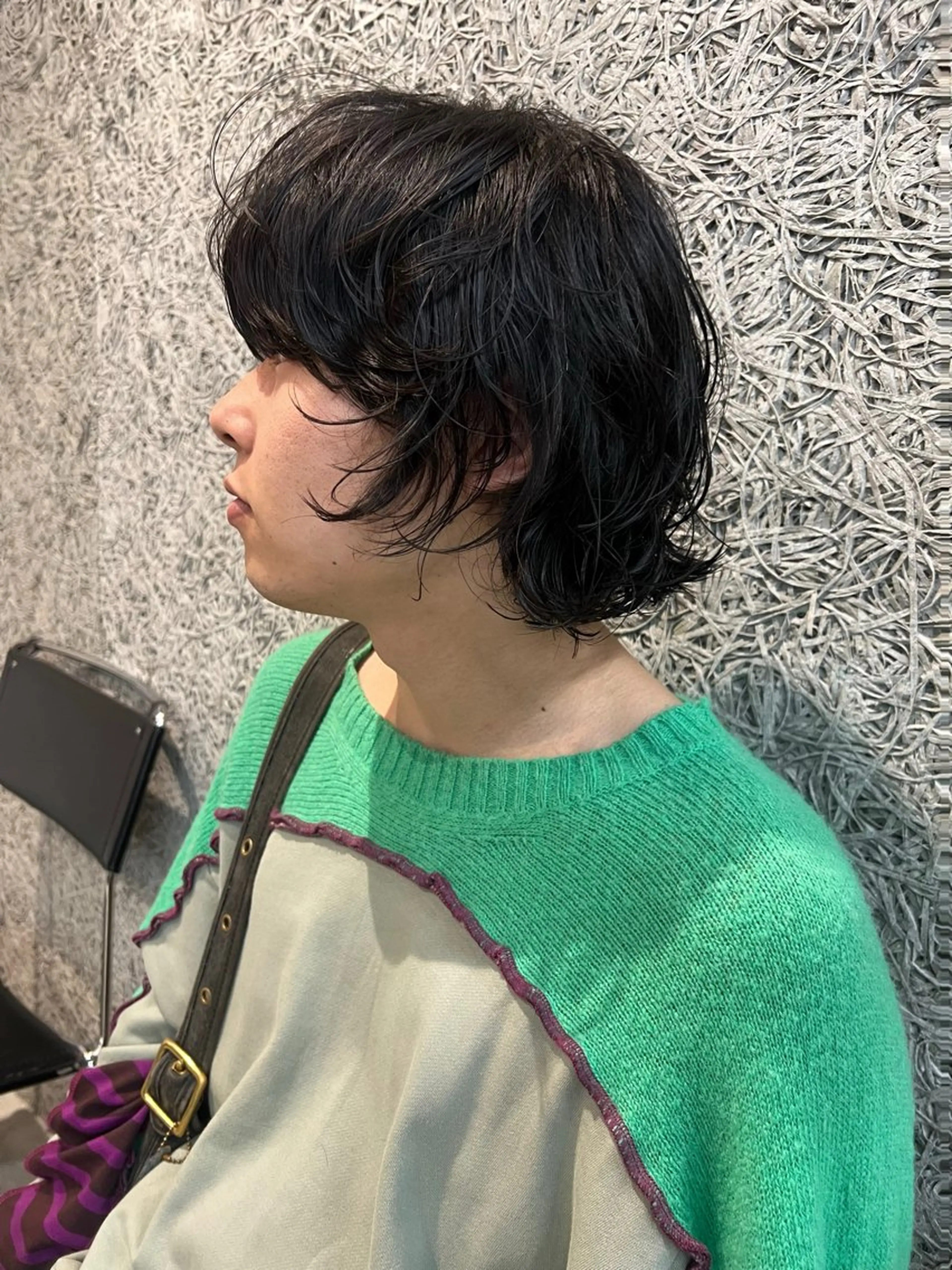 ショート パーマ カット パーマ yu  /透明感カラ ー/ボブ/caseyのヘアスタイル