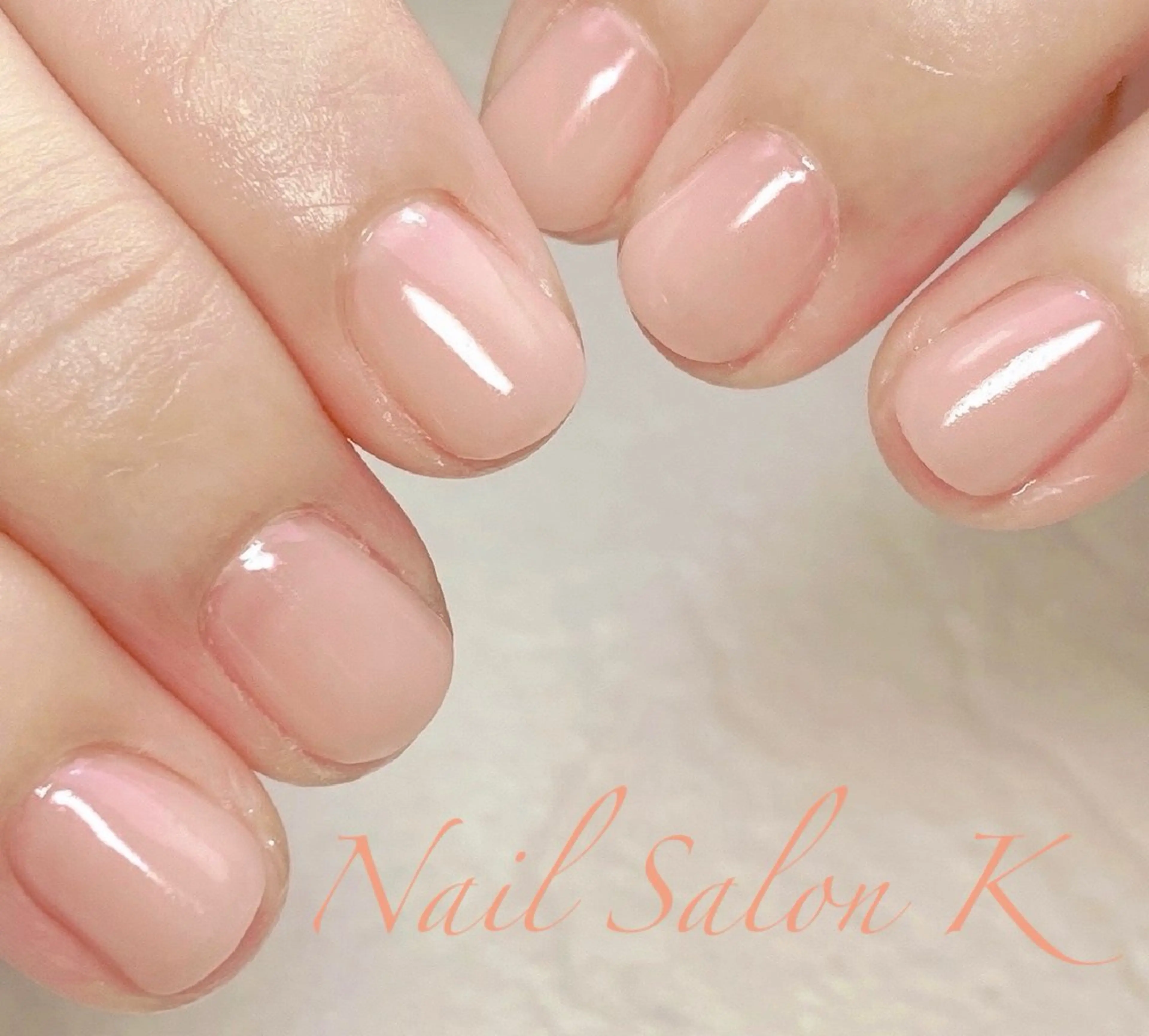 ネイル オフィスネイル シンプルネイル ハンドネイル Nail Salon K 🧸美爪育成のネイルデザイン