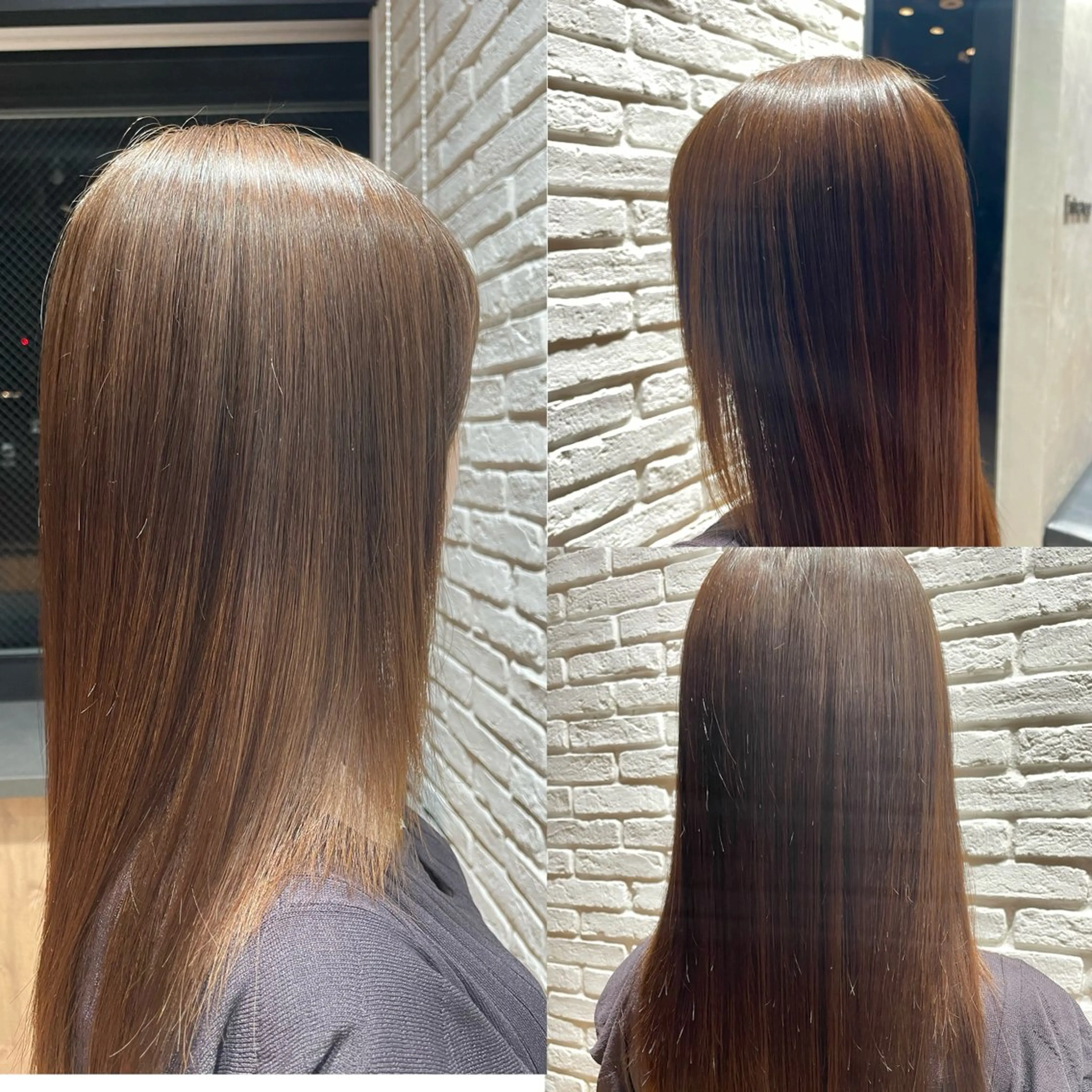 ロング カラー ヘアカラー トリートメント 🎈ブリーチなし暖色 カラー/レッド/ゆいのヘアスタイル