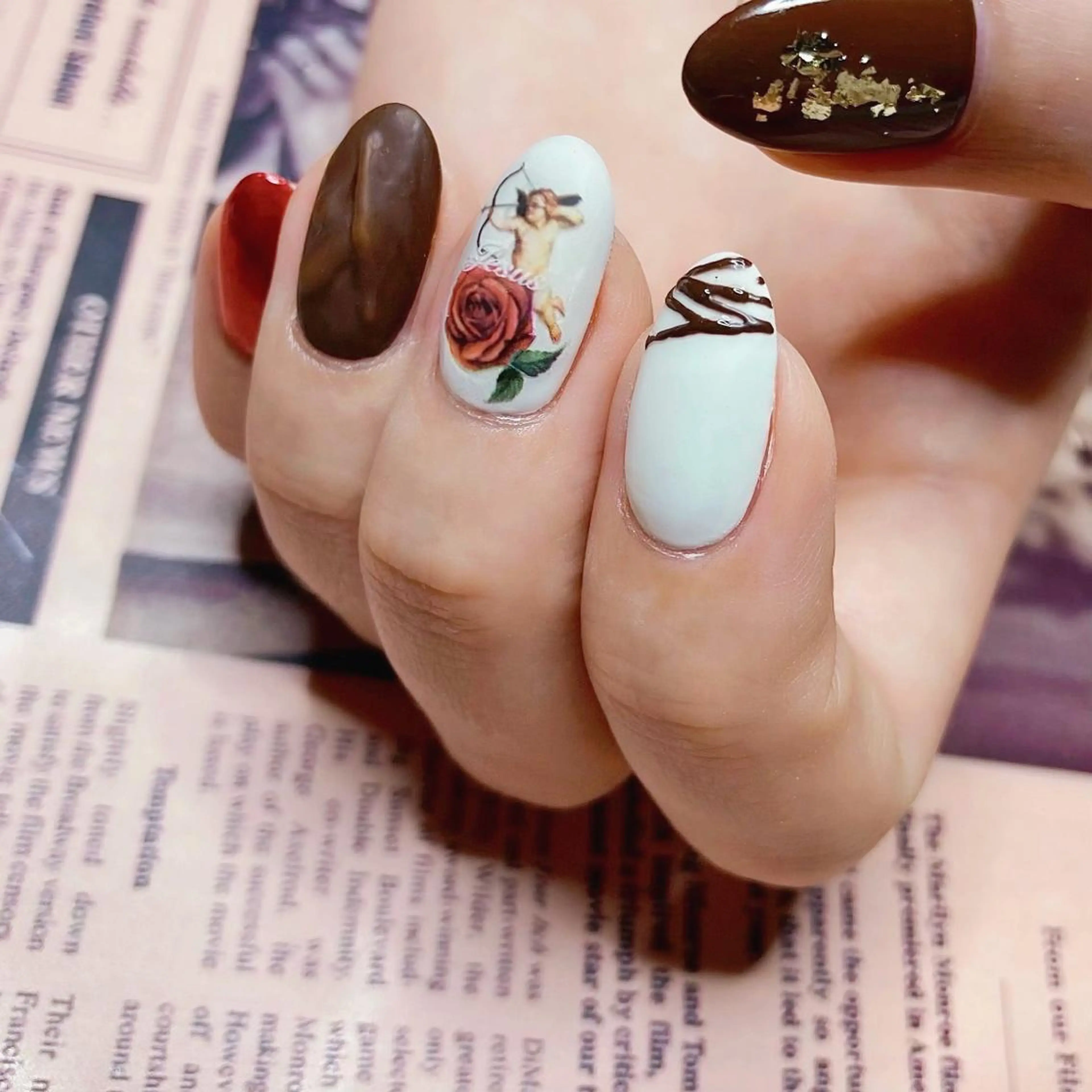 ネイル ハンドネイル NOI ROUGEのネイルデザイン