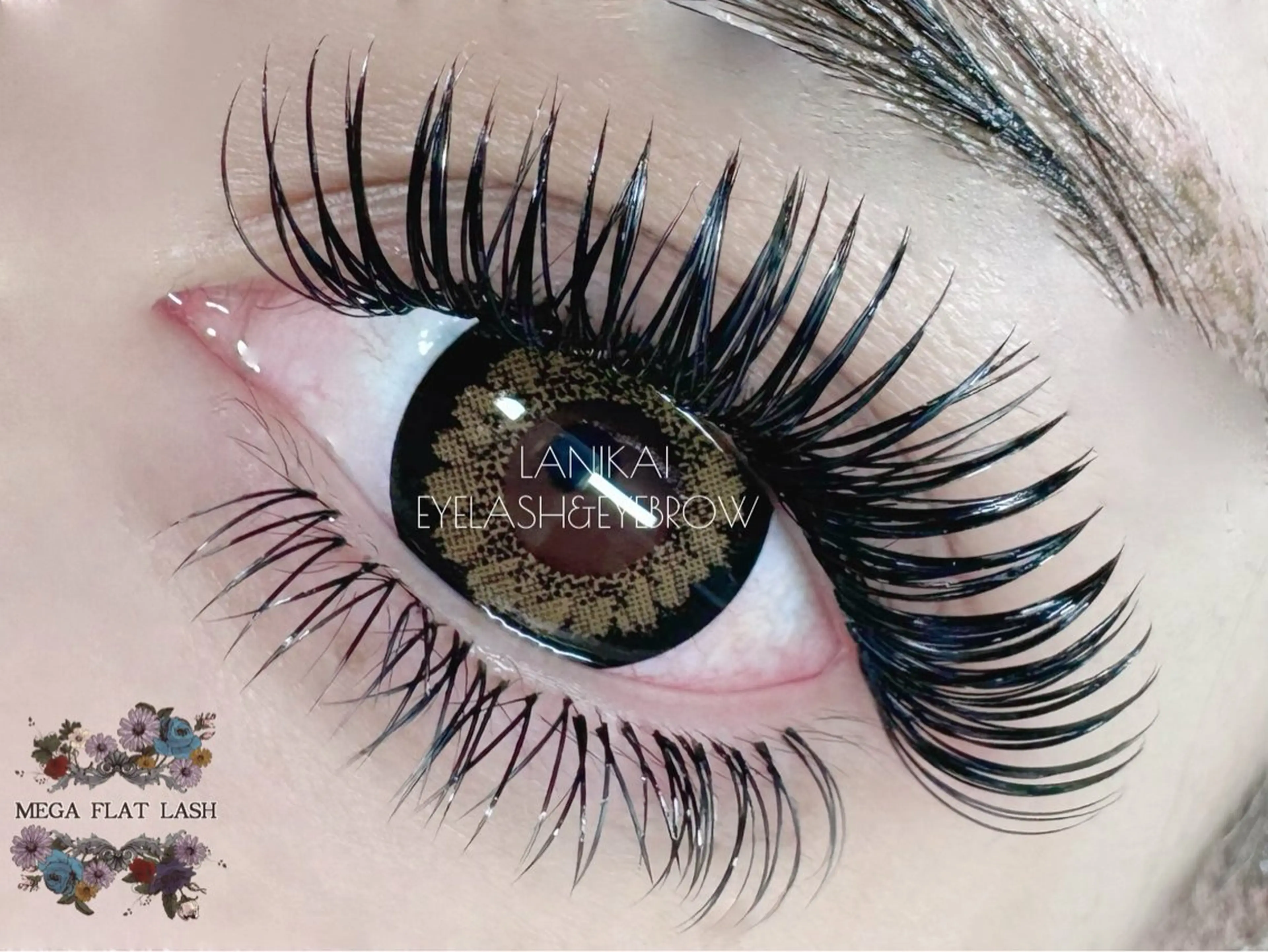 マツエク・マツパ フラットラッシュ 古田 有のマツエク・マツパデザイン