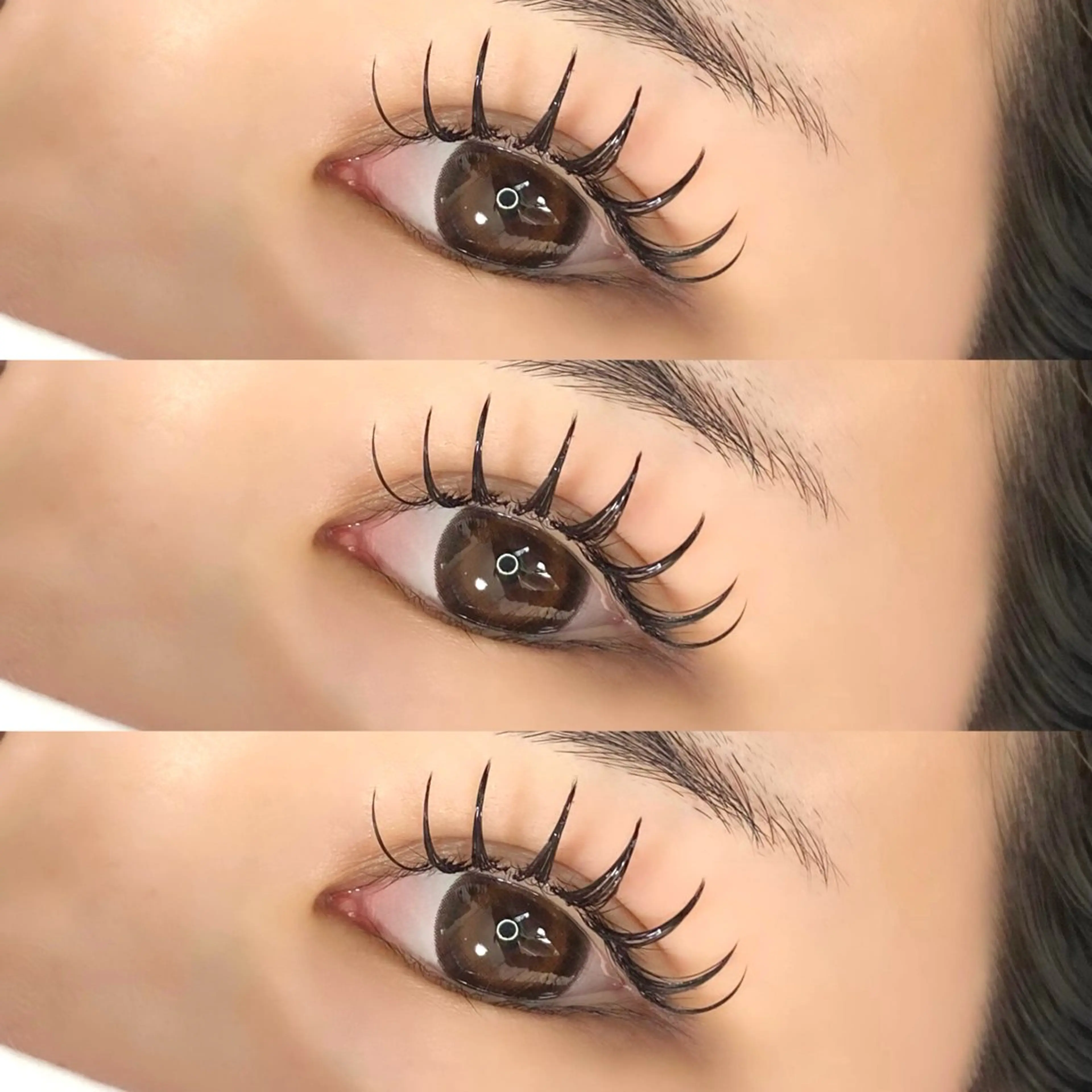 マツエク・マツパ 束感まつ毛 REBYNA 【リバイン】のマツエク・マツパデザイン