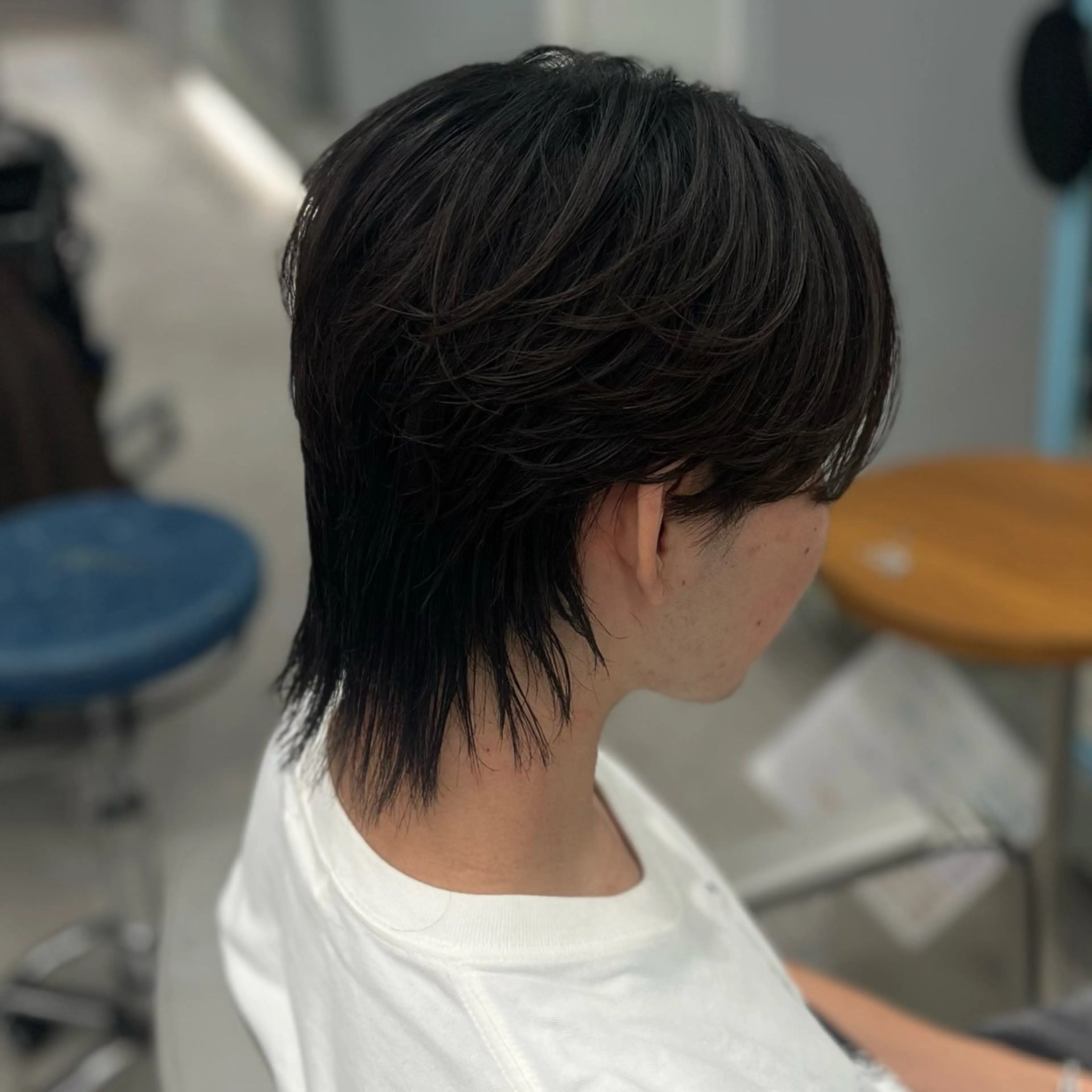ミディアム ウルフカット 無料カットモデル ユナのヘアスタイル