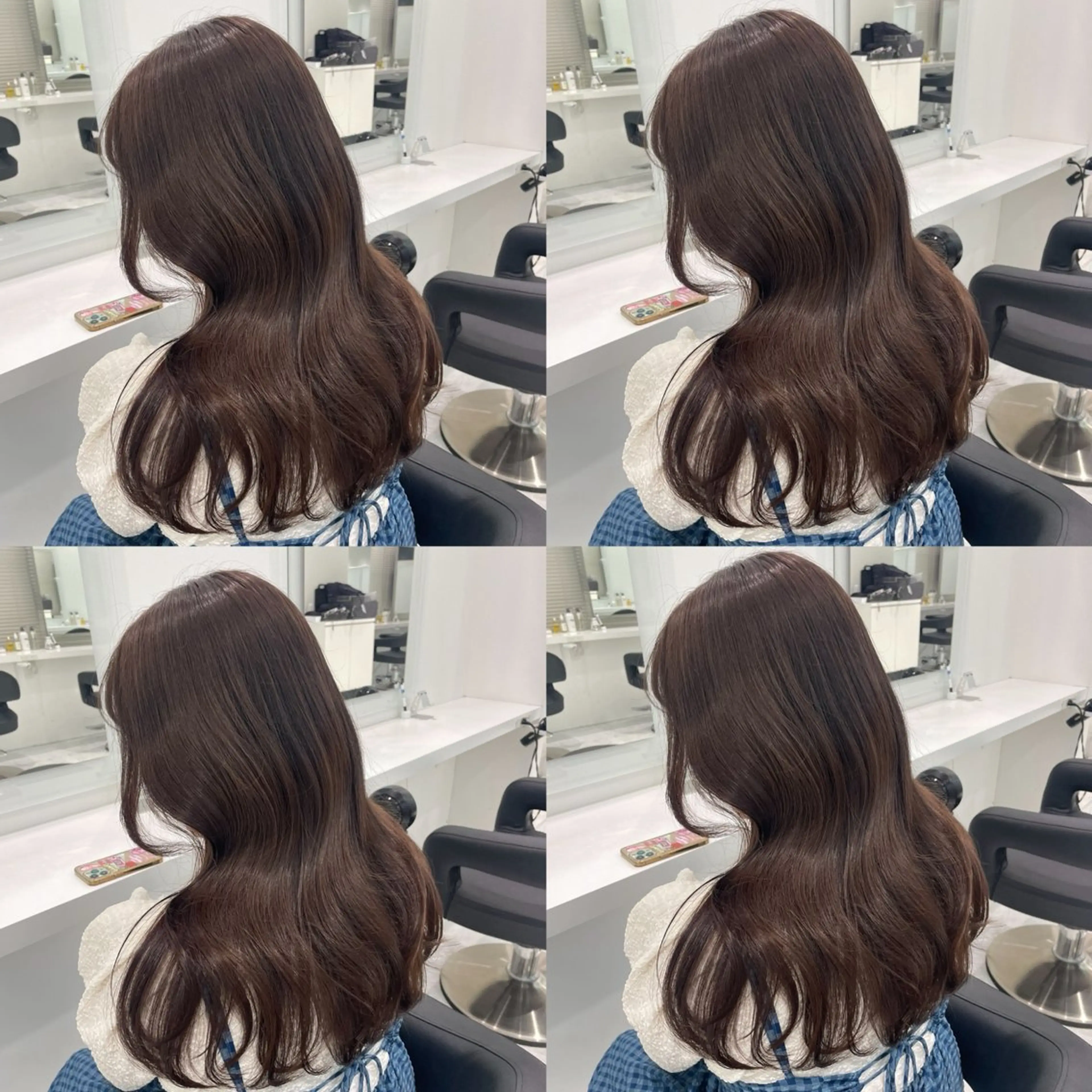 ロング カラー ブラウンカラー ヘアカラー トリートメント ヘッドスパ ヘアセット ブリーチなし特化 美容師💖SAE💖のヘアスタイル