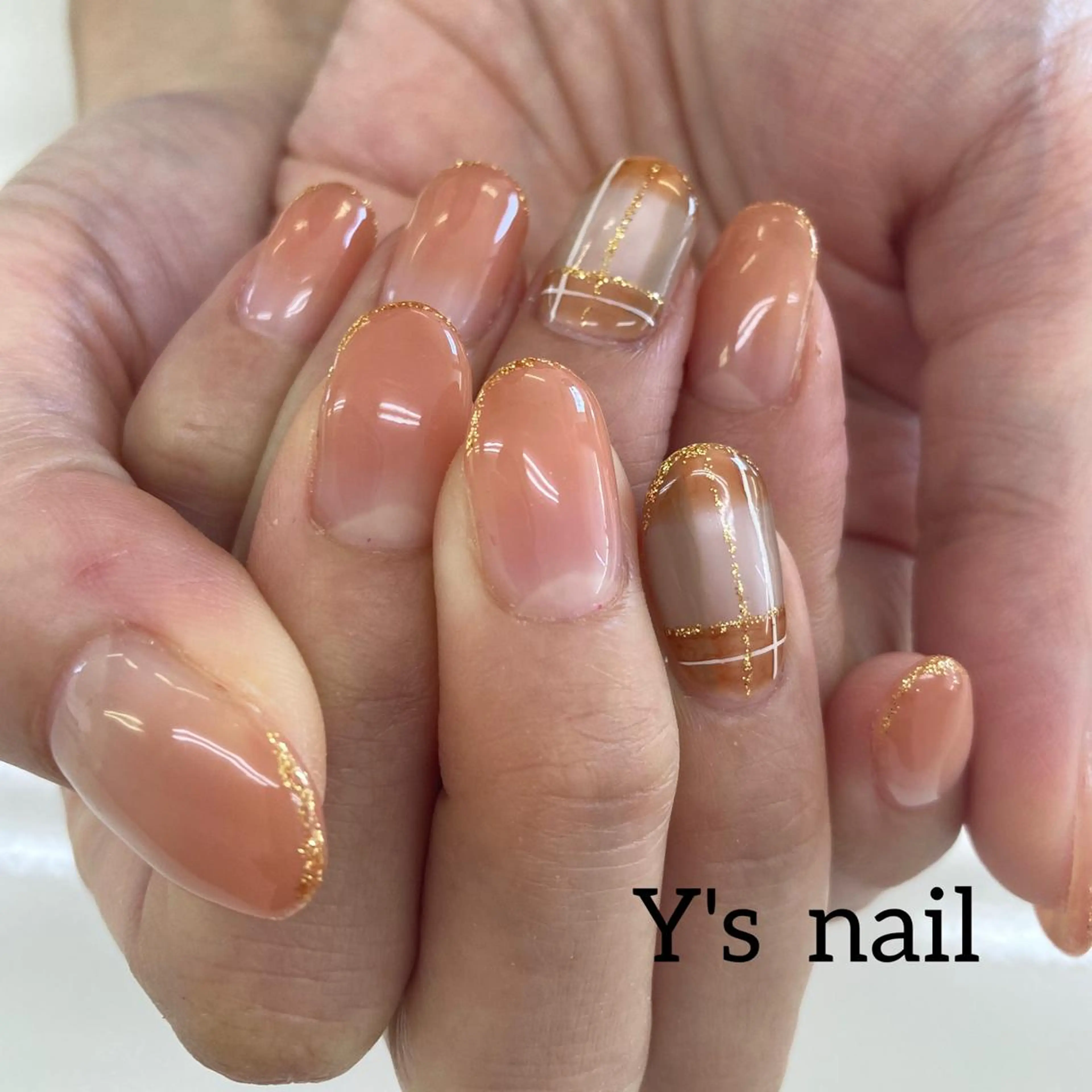 ネイル 手書きが得意🖌️ Y’s  nailのネイルデザイン
