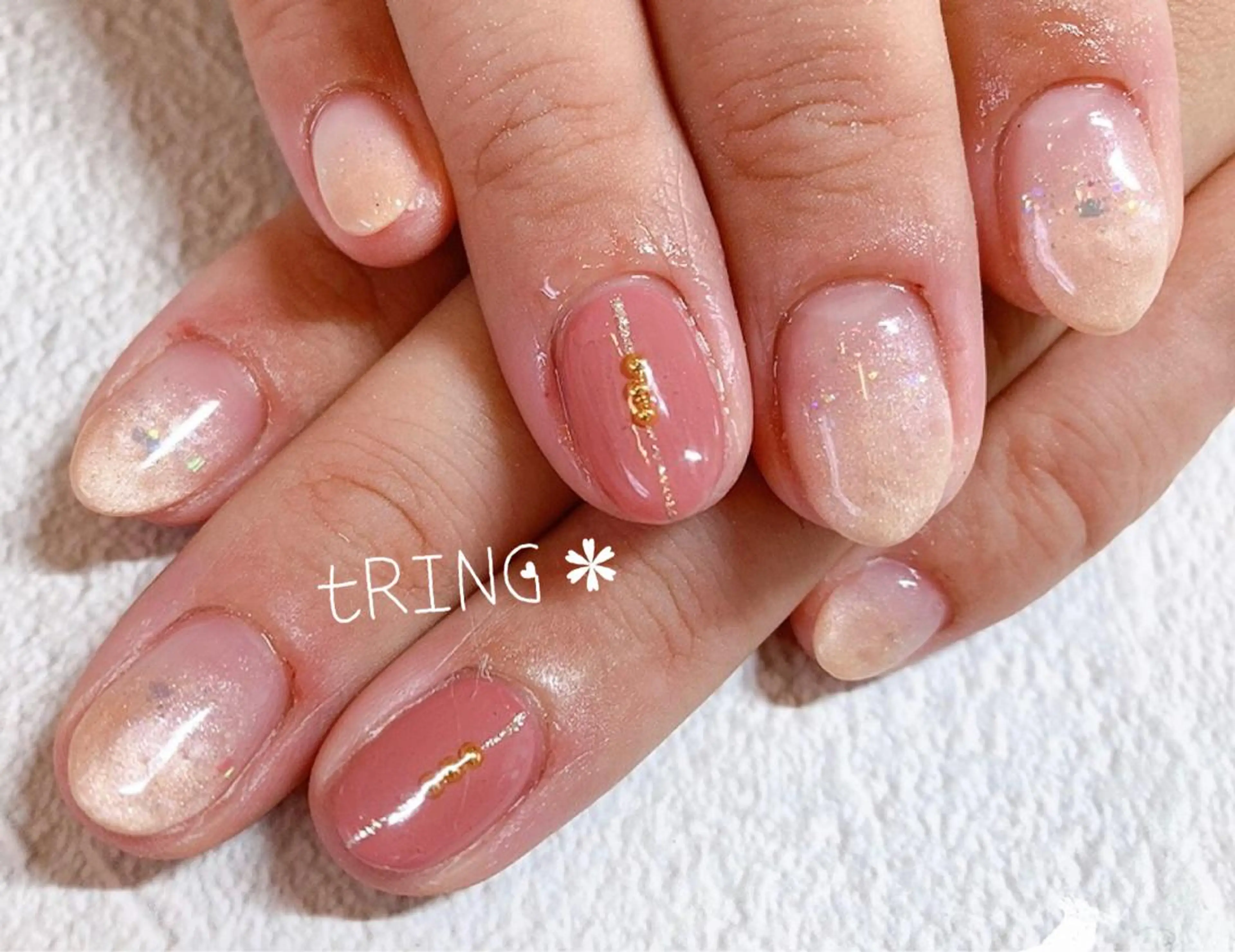 ネイル ハンドネイル tRING* しいの木台のネイルデザイン