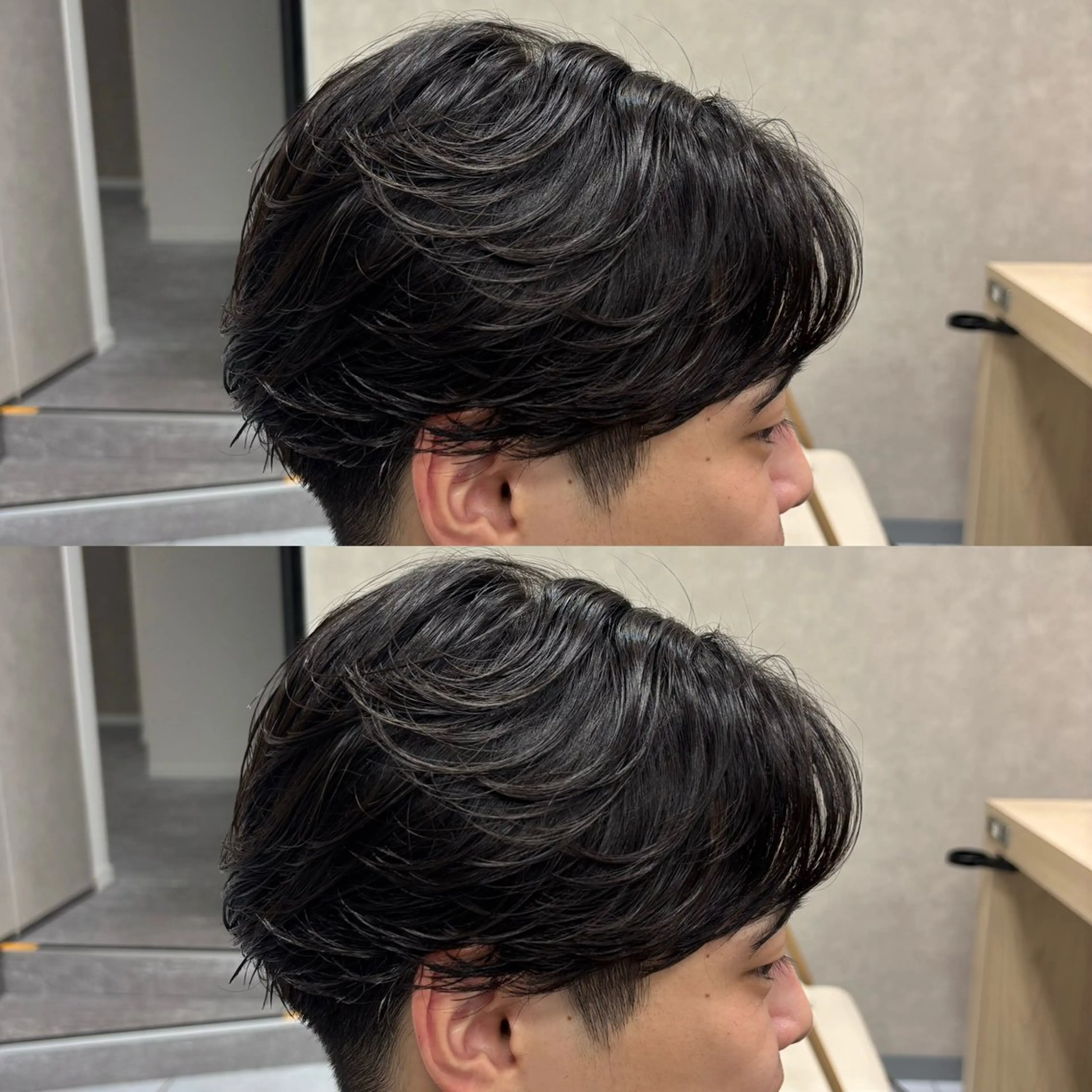 ショート パーマ メンズ カット パーマ メンズ特化韓国風 パーマスタイル/りんのヘアスタイル