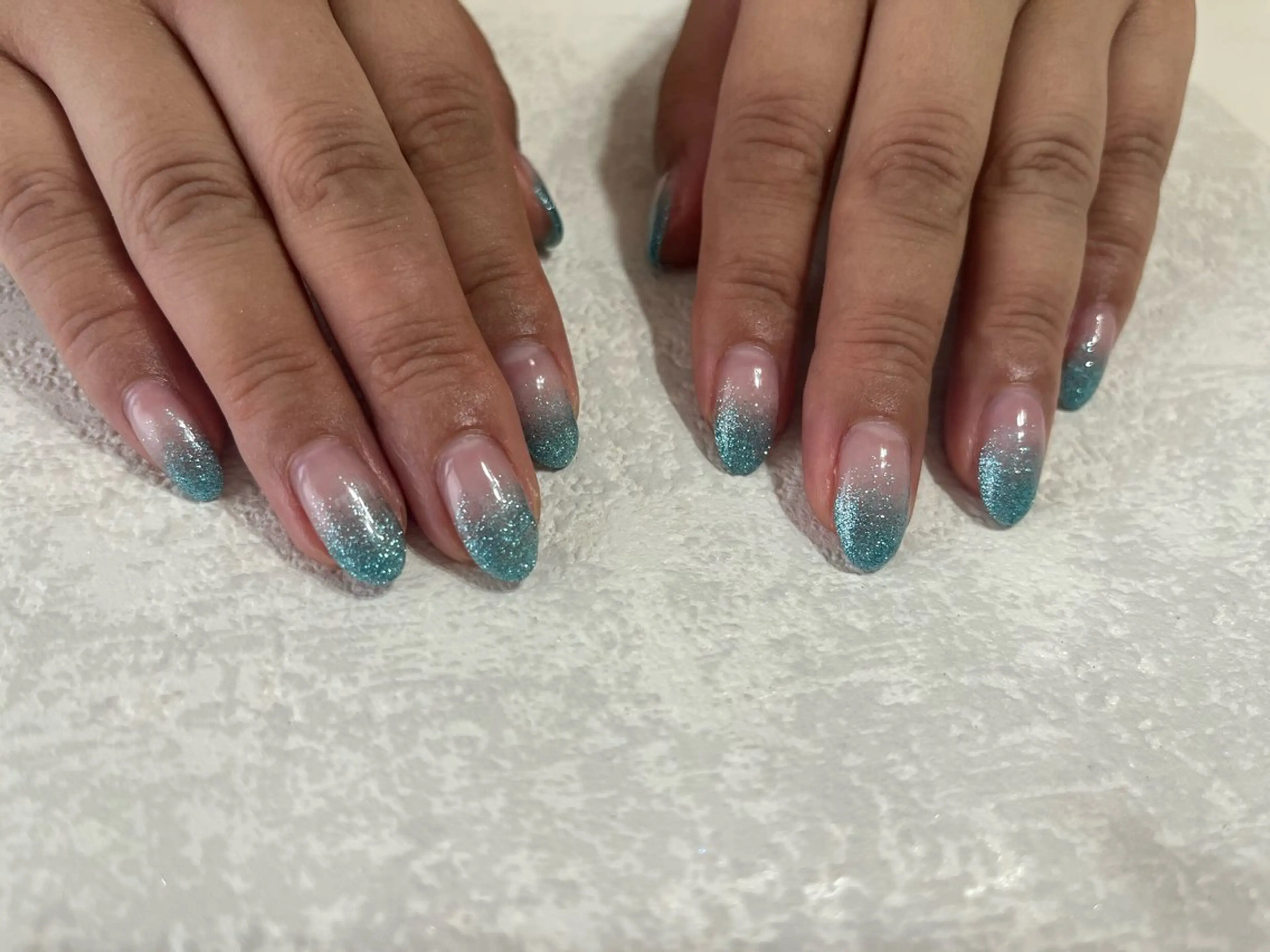 ネイル フットネイル ジェルネイル キラキラネイル ラメ(グリッター) ラメグラデーション kikinail 溝の口のネイルデザイン