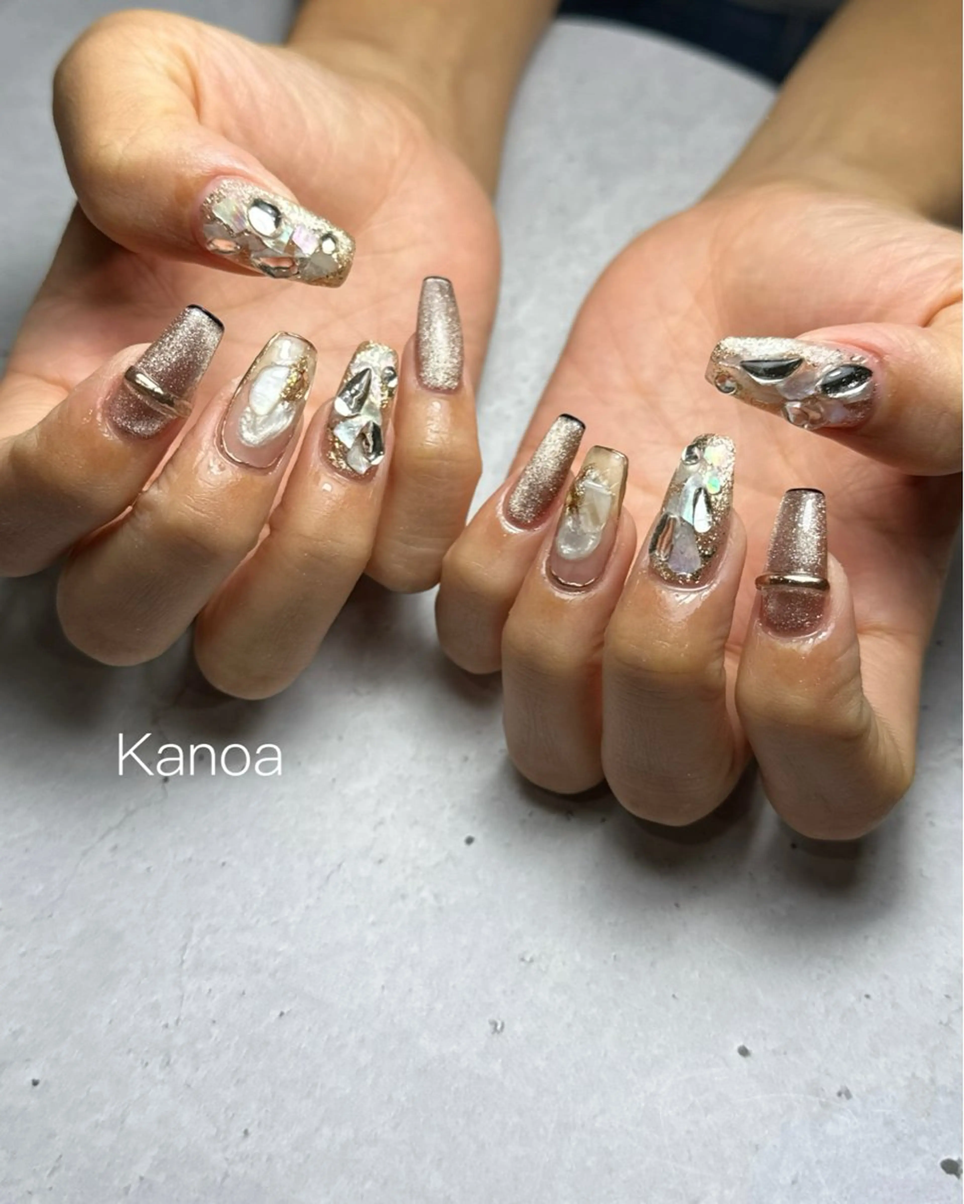 ネイル ハンドネイル megu_ kanoanailのネイルデザイン