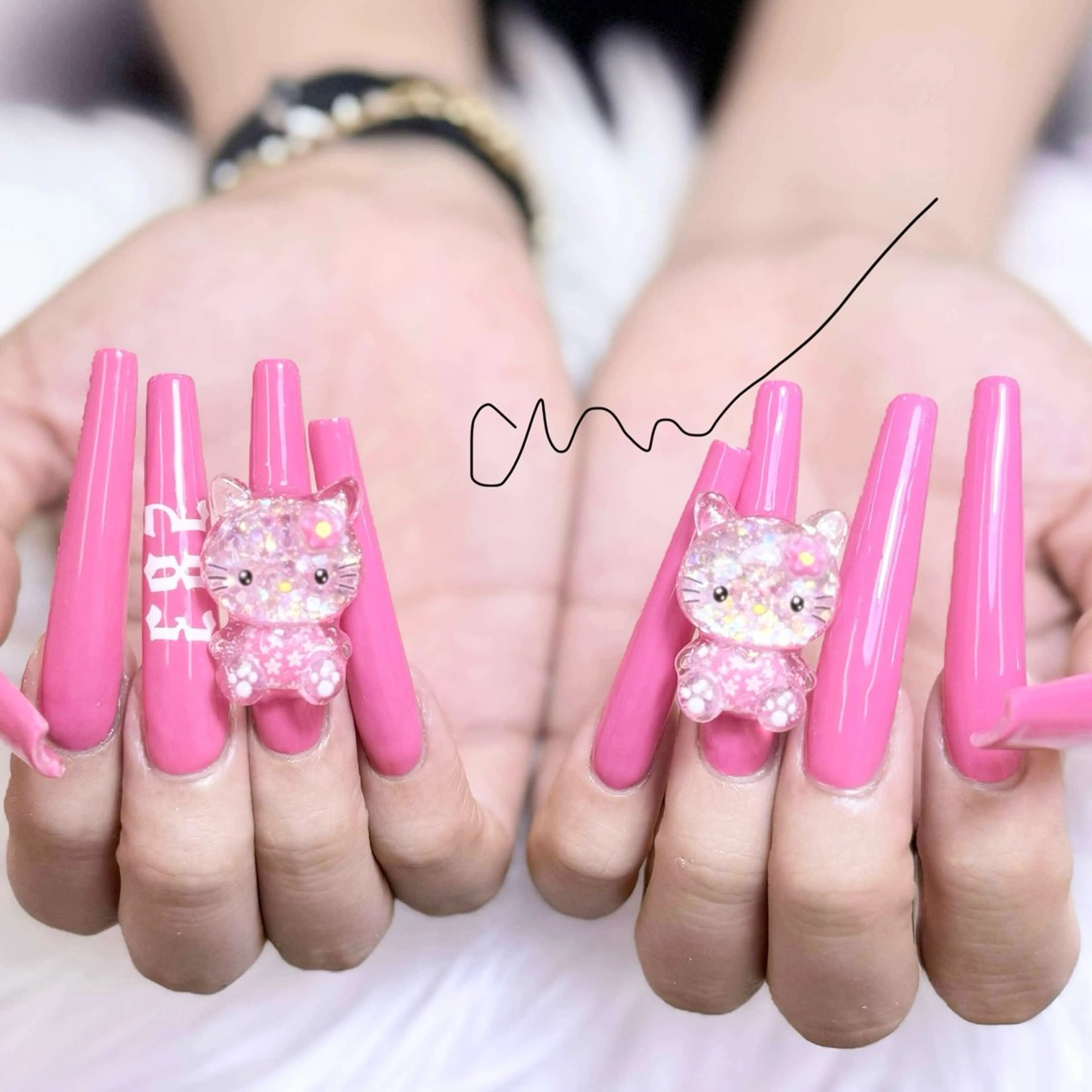 ネイル アートネイル オーロラネイル チークネイル 長さ出し フットネイル ハンドネイル Anh 高田馬場のネイルデザイン