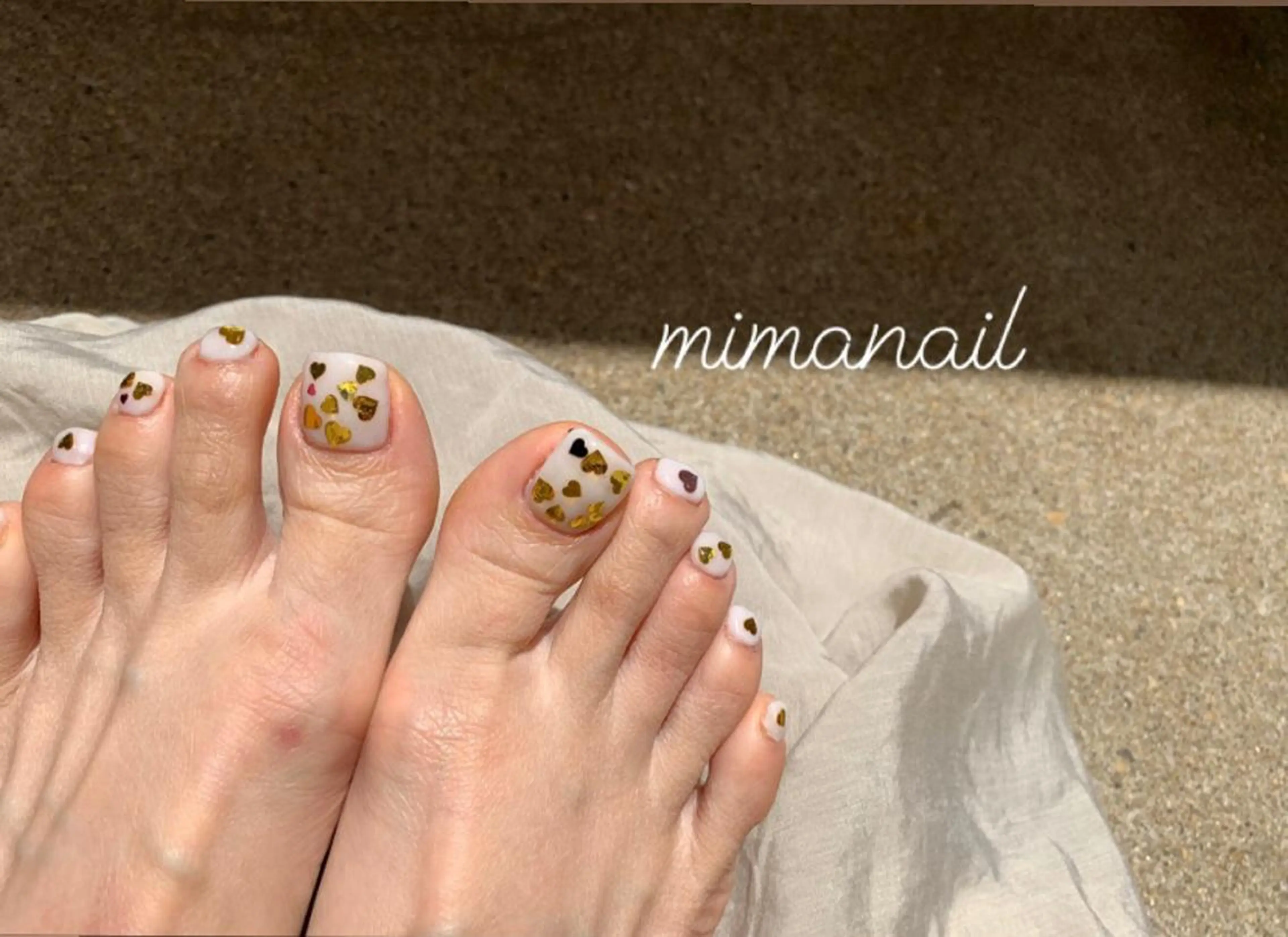 ネイル フットネイル mima nailのネイルデザイン