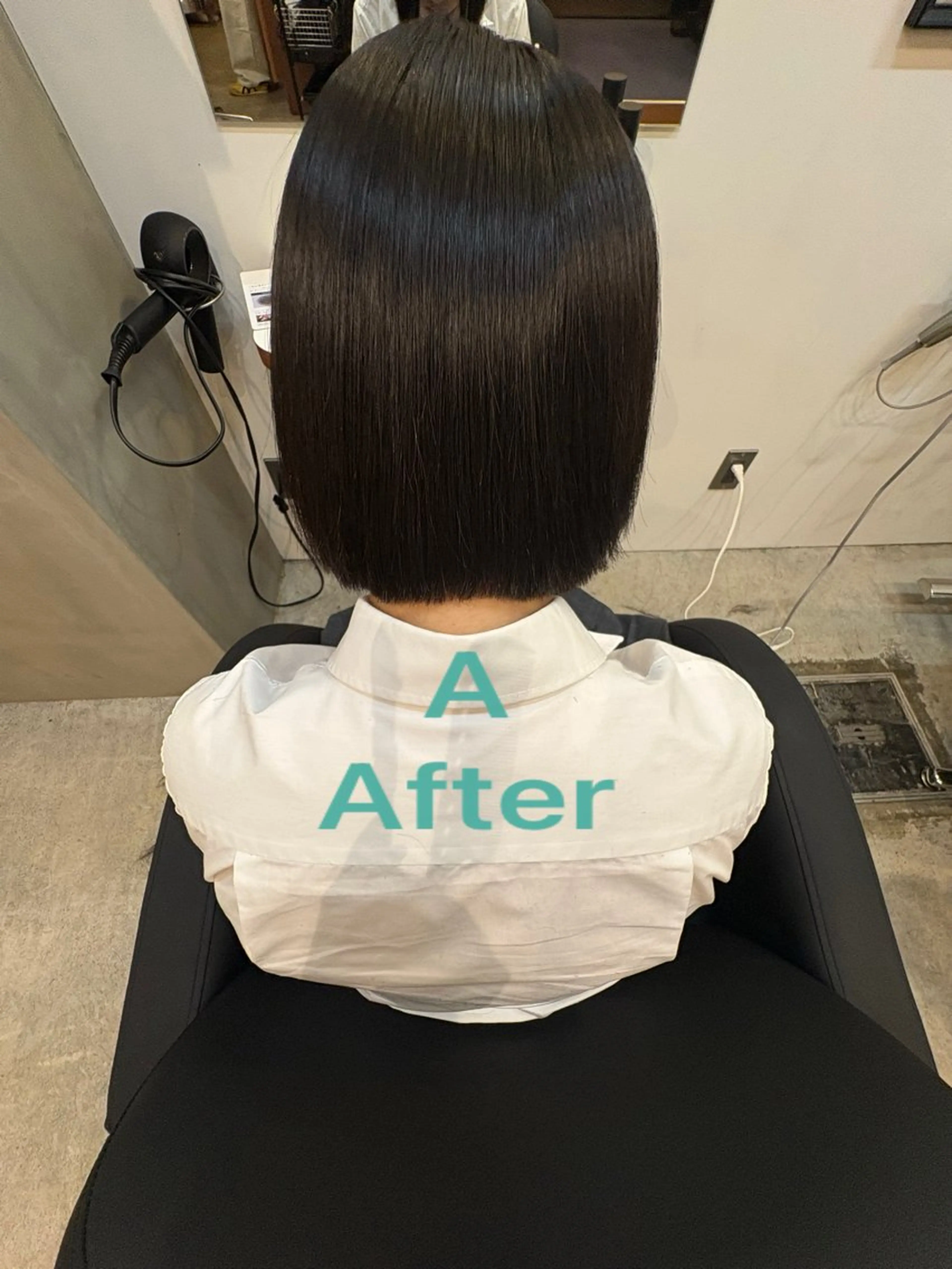 ショート 縮毛矯正 𝐩𝐞𝐚𝐤𝐲 ⋆⸜🧡⸝‍⋆菜々みのヘアスタイル