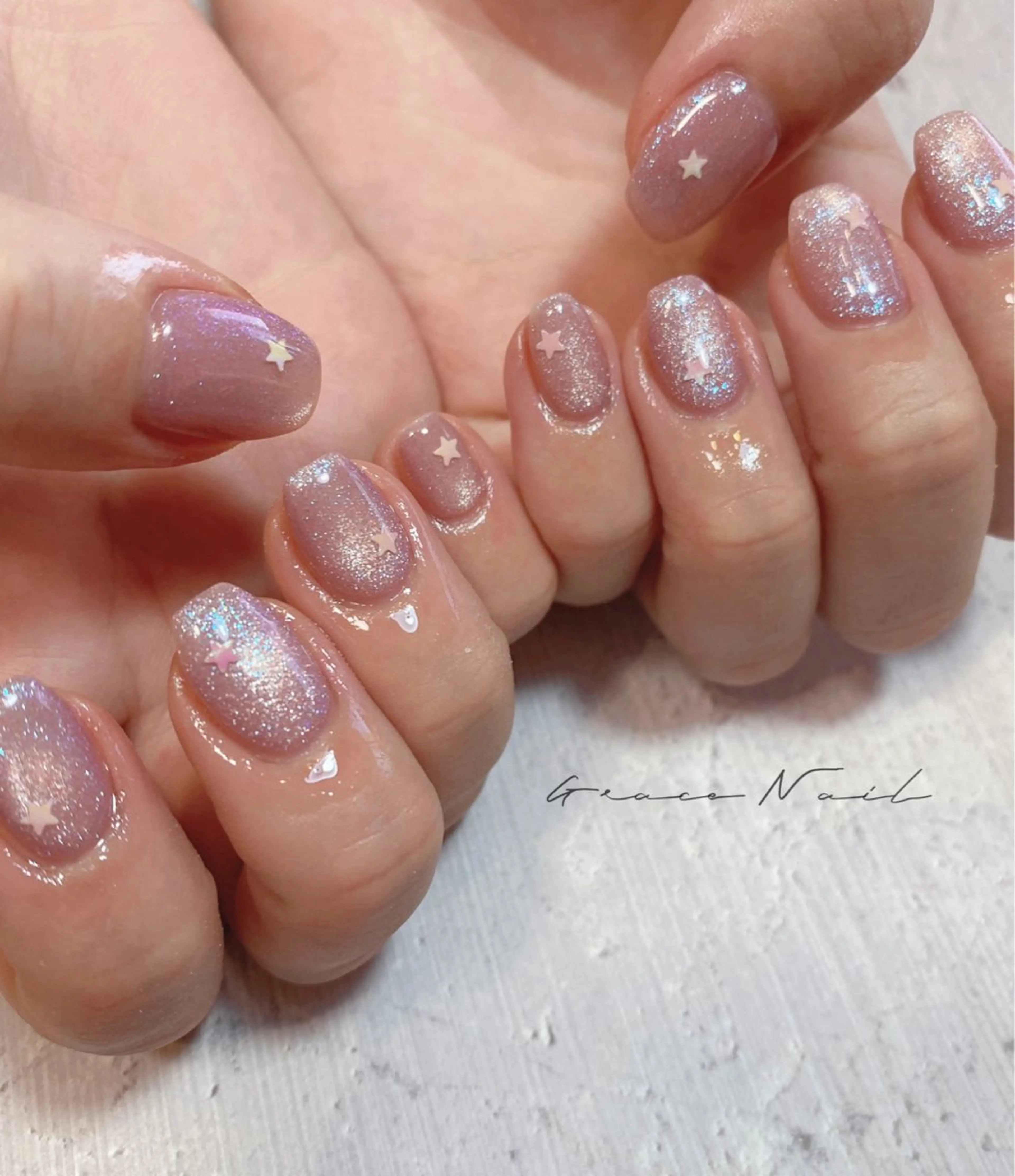 ネイル ハンドネイル ☆*｡Grace Nail｡*☆のネイルデザイン