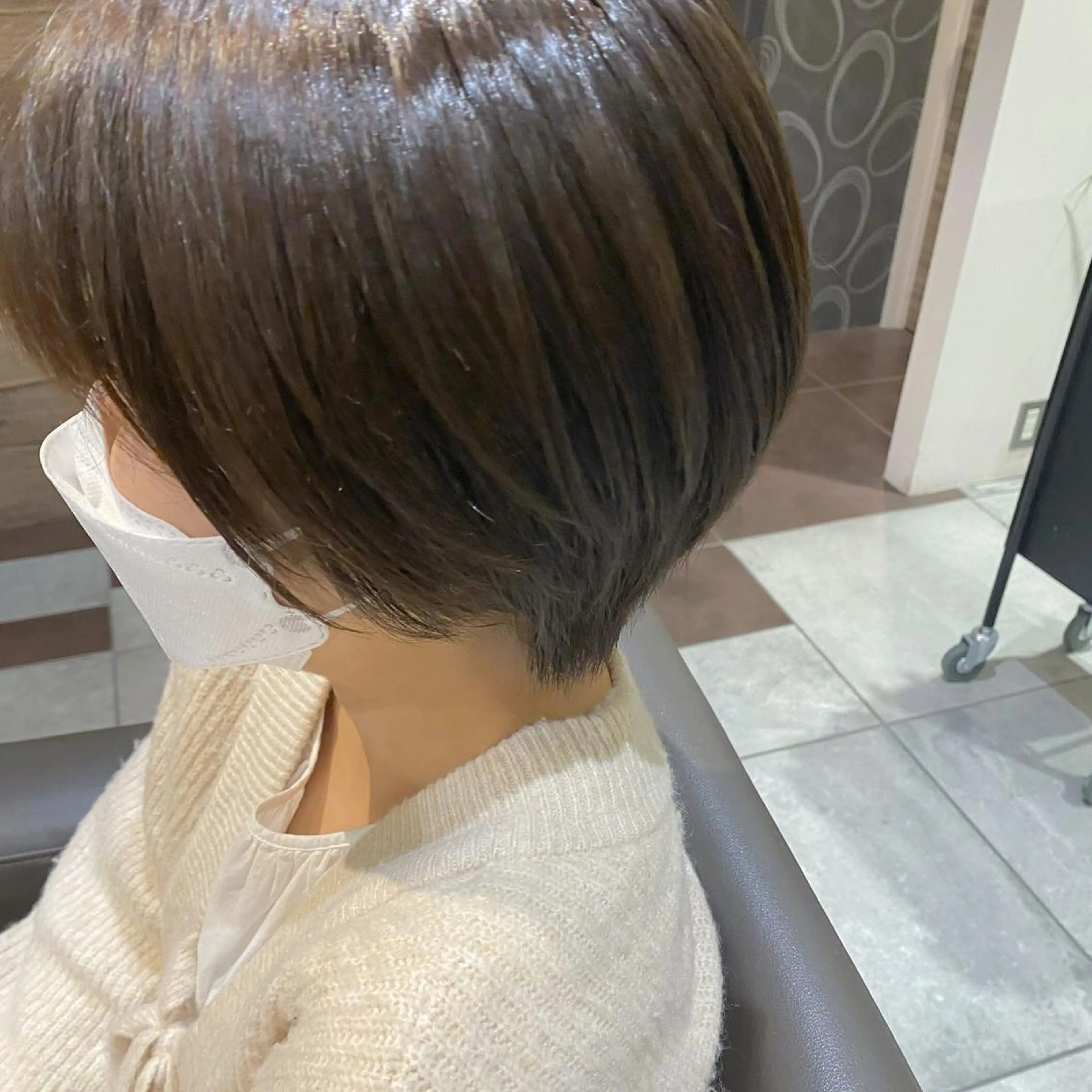 ショート ショートヘア カット 川越 輝梨奈のヘアスタイル