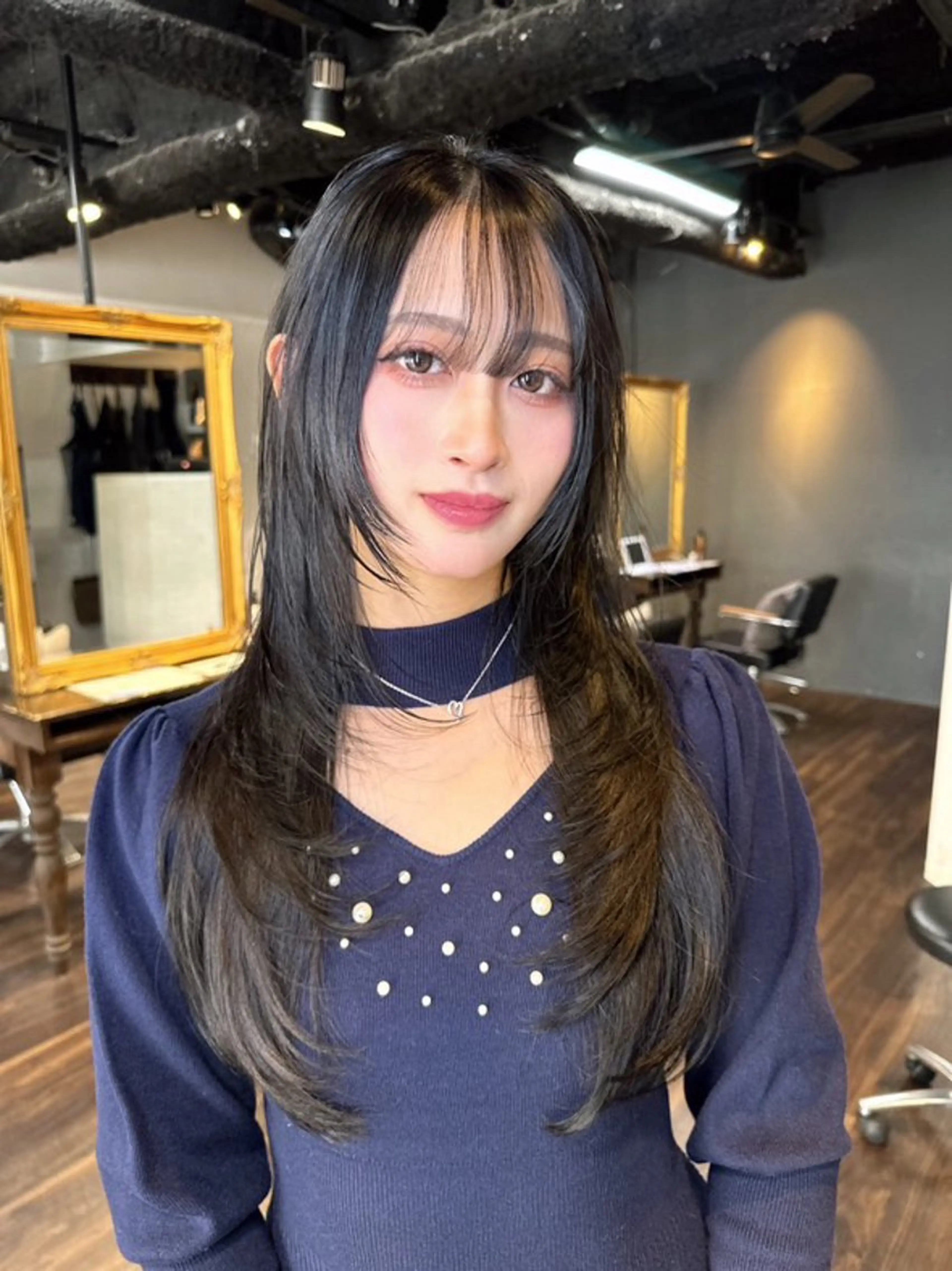 ロング カラー カット ヘアカラー トリートメント ワンホン/エクステ ケラチン/Kaitoのヘアスタイル