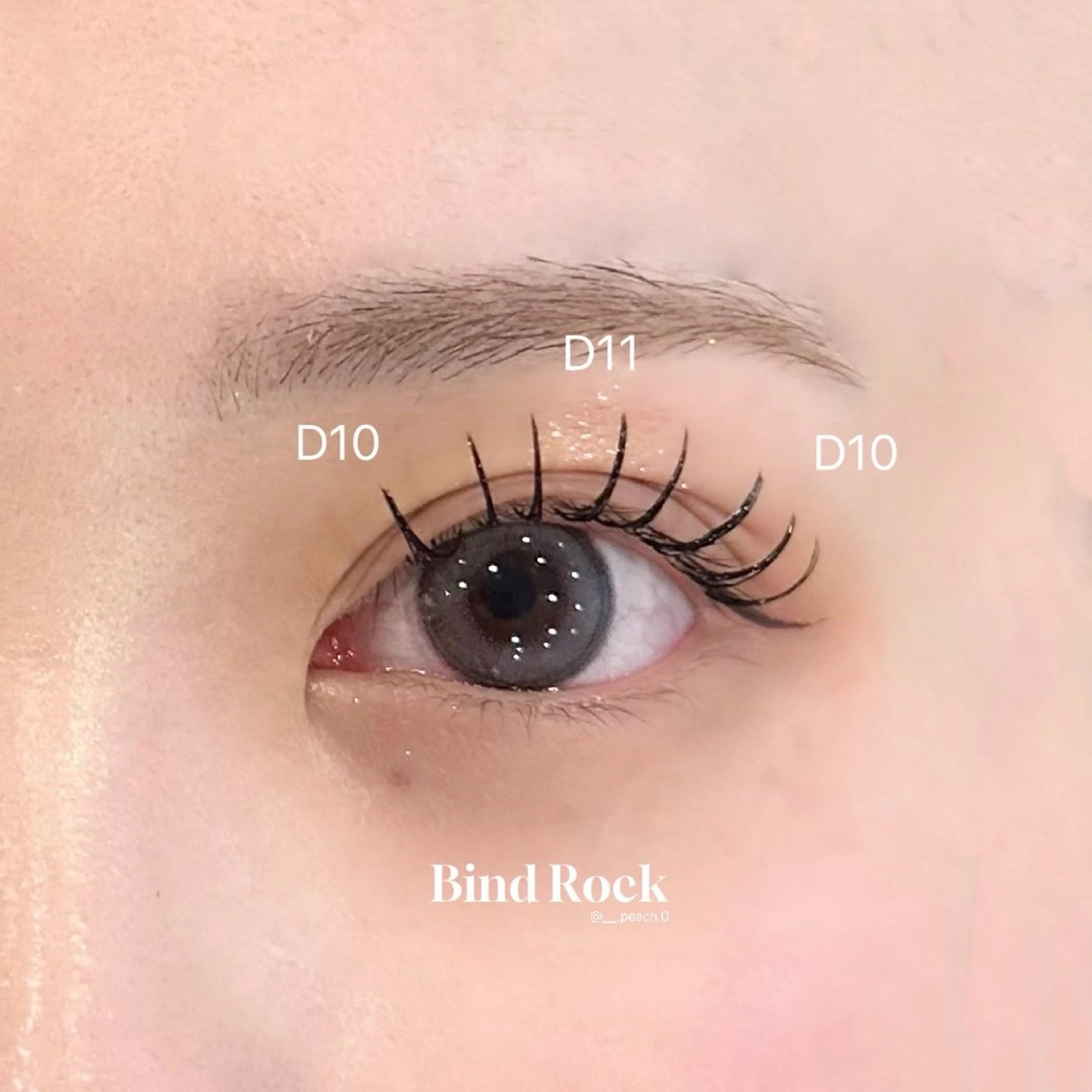 マツエク・マツパ Dカール Olivia 村上のマツエク・マツパデザイン