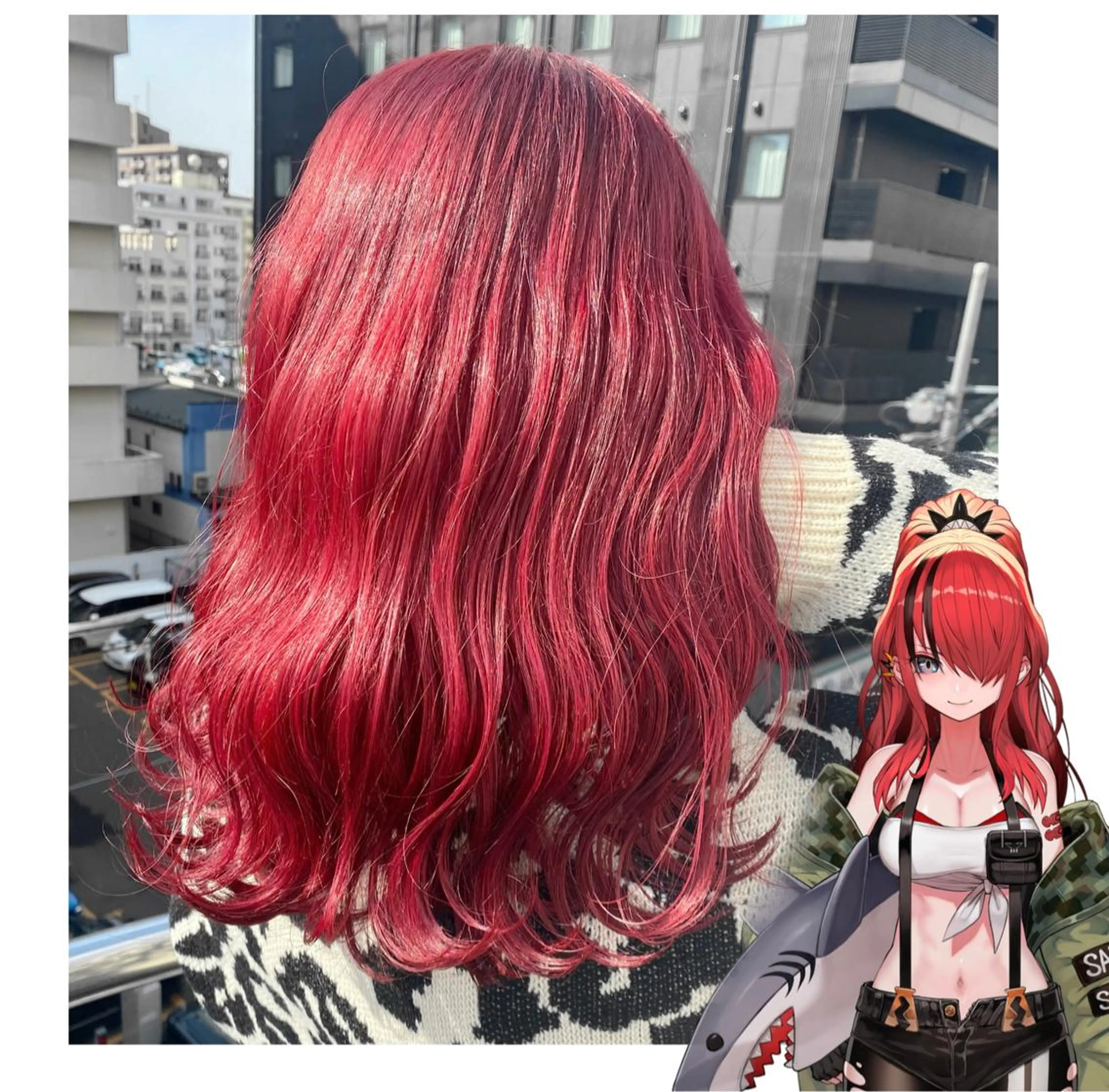 ミディアム カラー TSUNO🦖 派手髪/オタク美容師のヘアスタイル