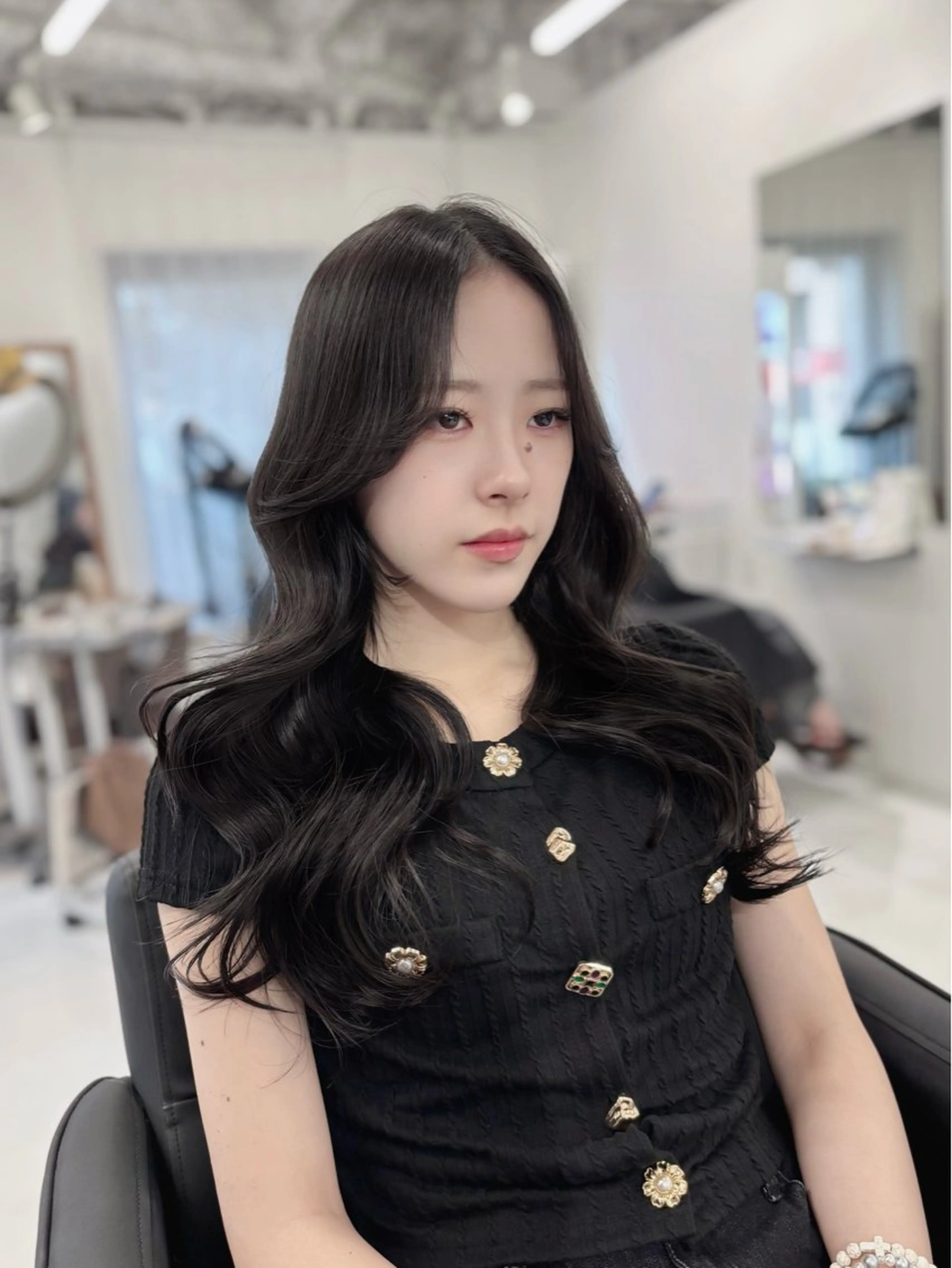 セミロング カラー カット ヘアカラー 赤みなしカラー/梅田 /レイヤー/IORIのヘアスタイル