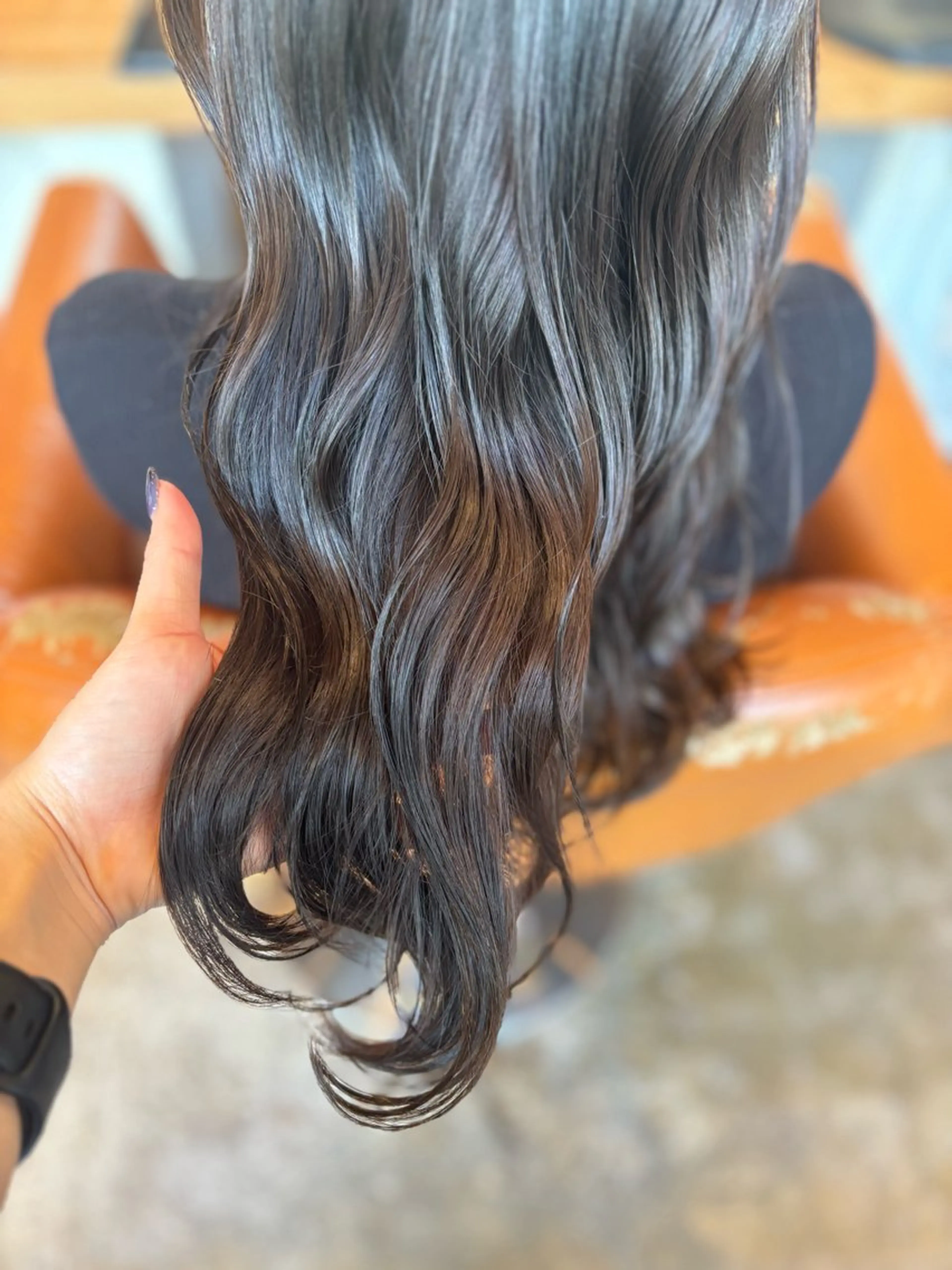 ロング カラー 髪質改善カラー ベージュ🤎YUMEのヘアスタイル