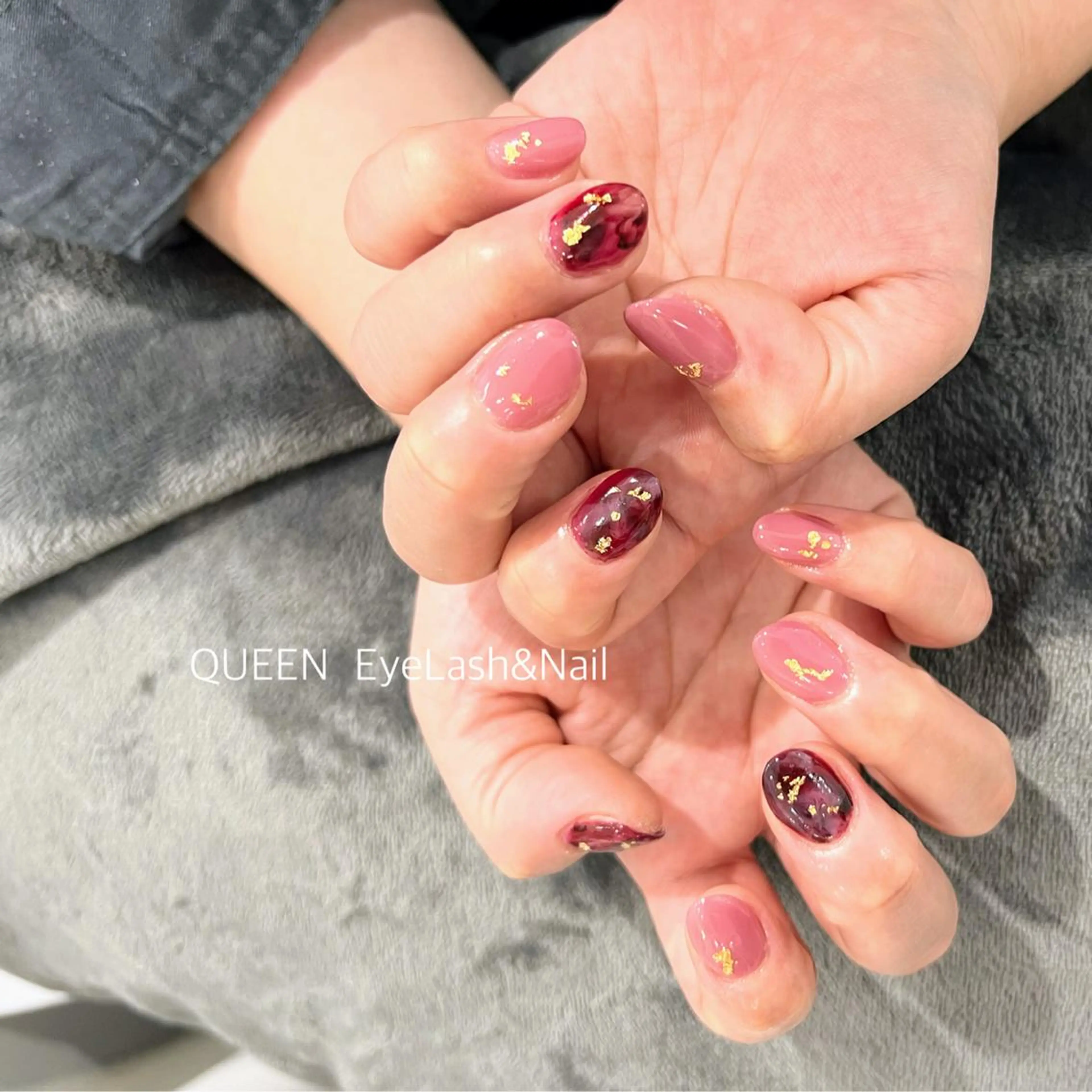 ショート カラー ネイル ハンドネイル Bloom Nailのネイルデザイン