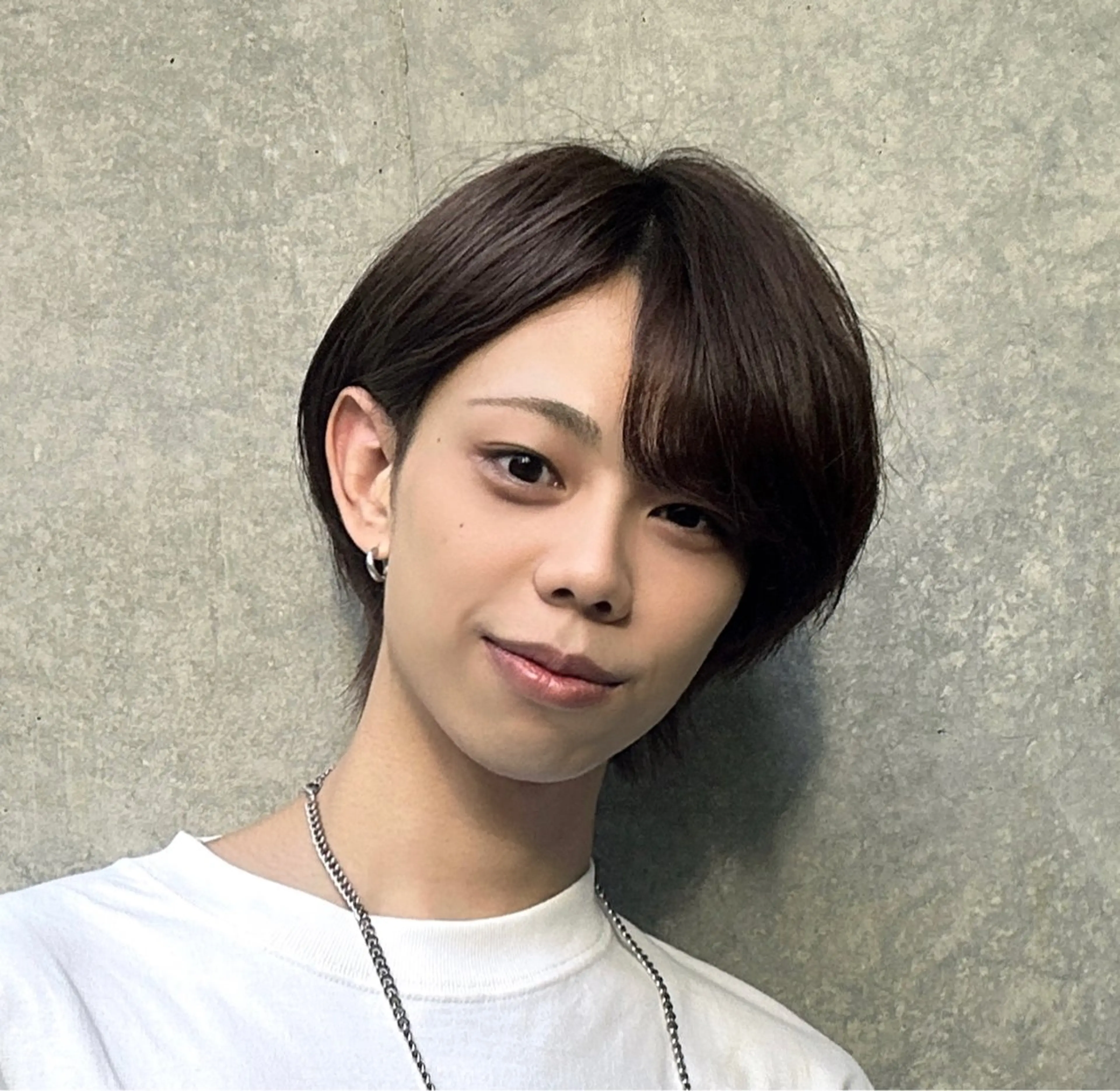 カラー メンズ ブラウンカラー カット トリートメント 韓国ヘア/レイヤー/ 顔まわり/りょーとのヘアスタイル