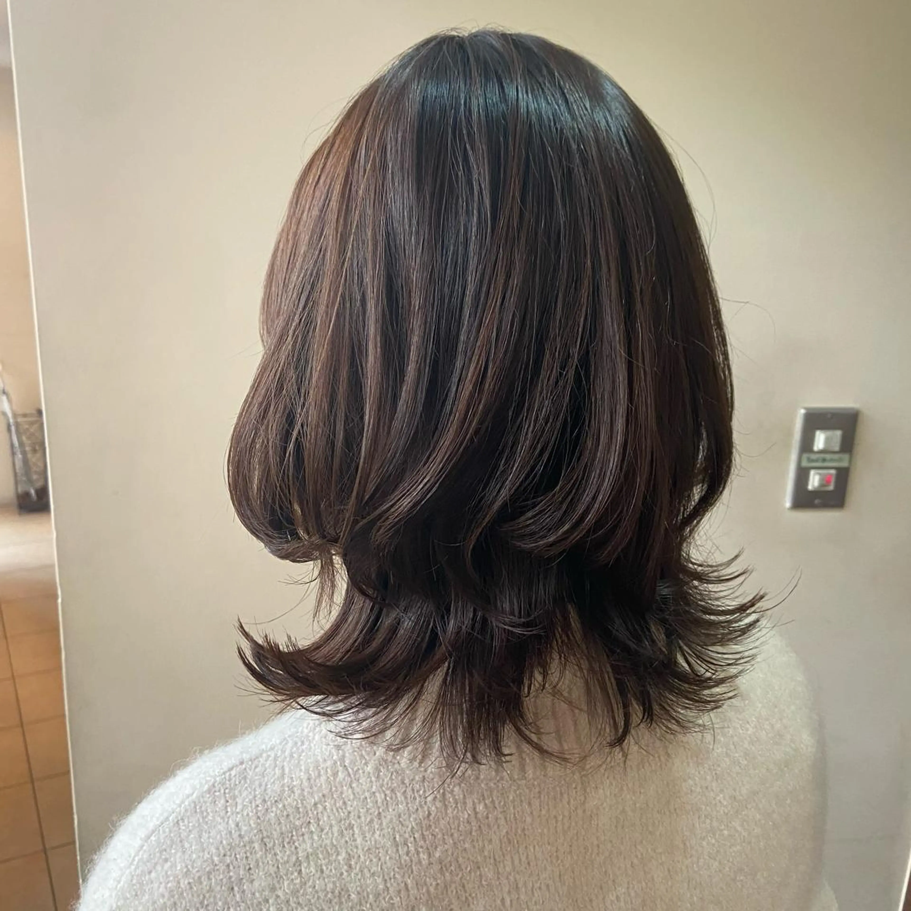 ミディアム AIRFLOW所属・韓国ヘア ユイカのヘアスタイル