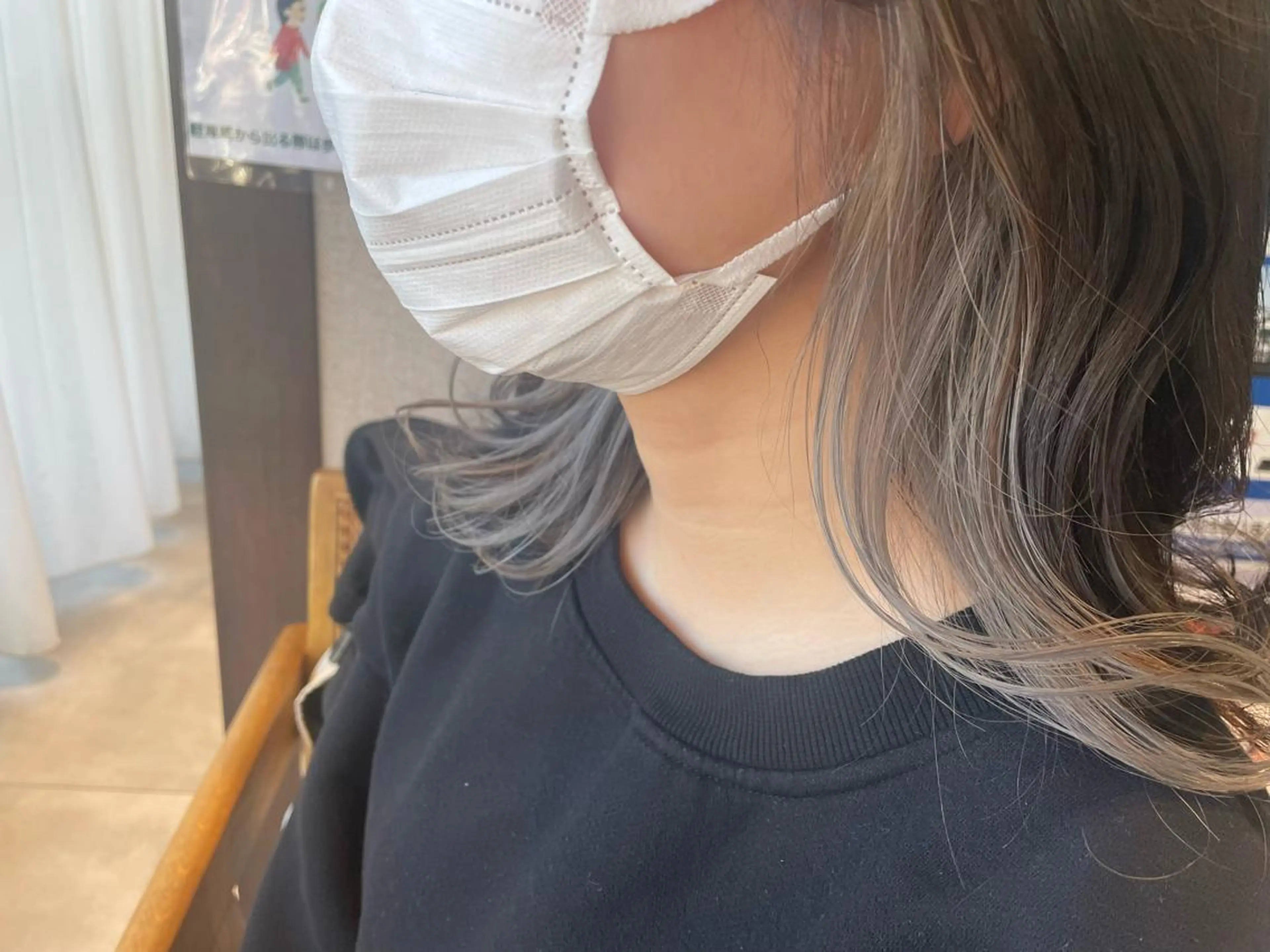 ミディアム カラー ヘアカラー 高木 櫻のヘアスタイル