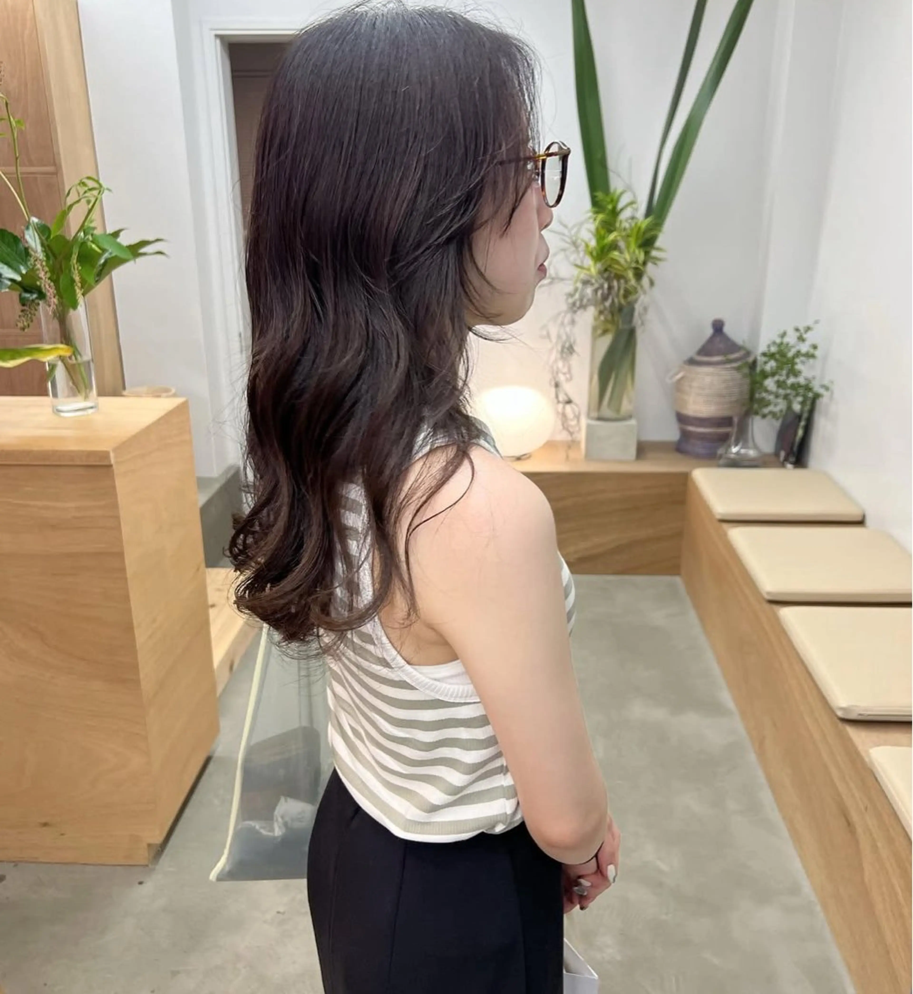 セミロング カラー トリートメント ヘッドスパ 坂本 圭太朗のヘアスタイル