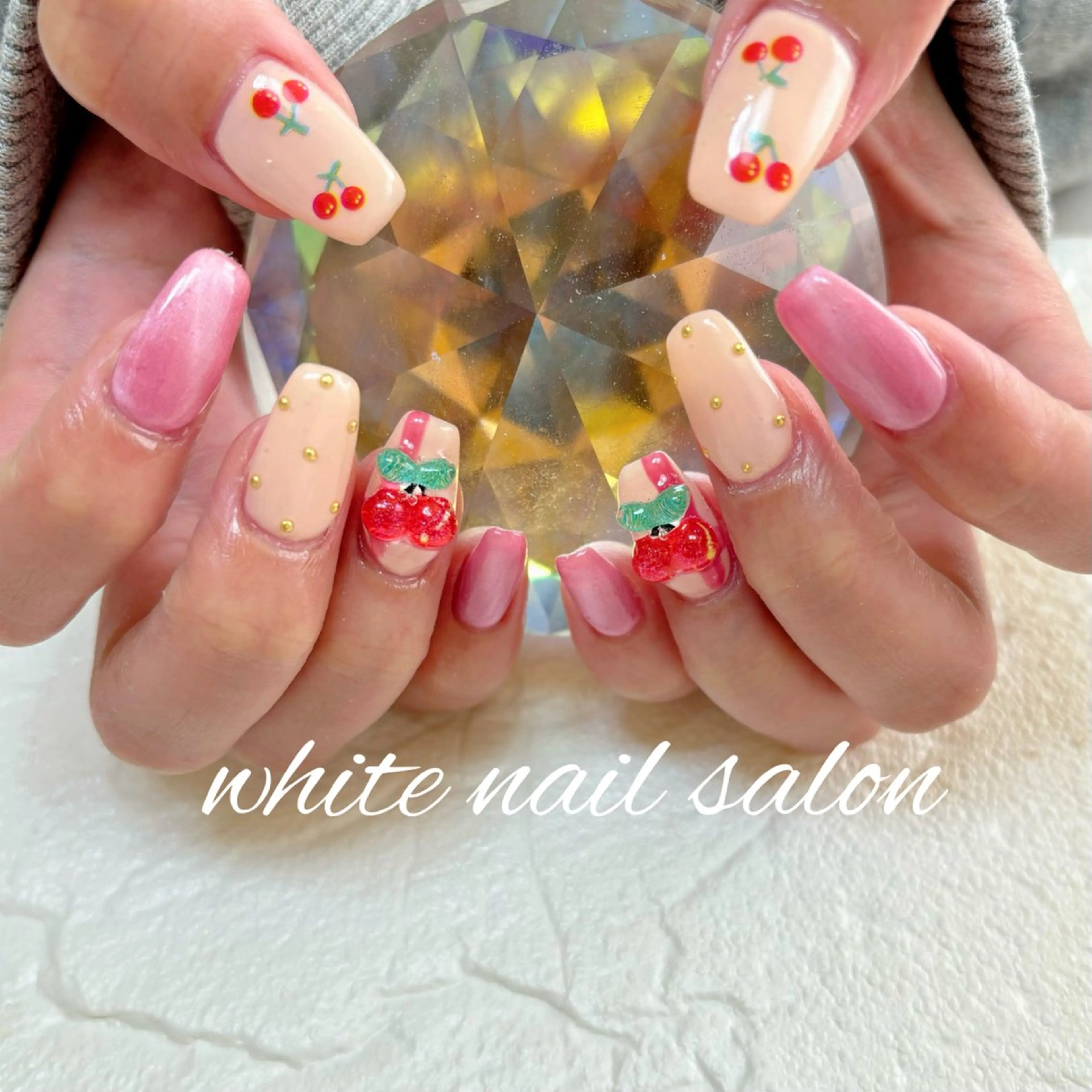 ネイル フットネイル ハンドネイル white nail salonのネイルデザイン