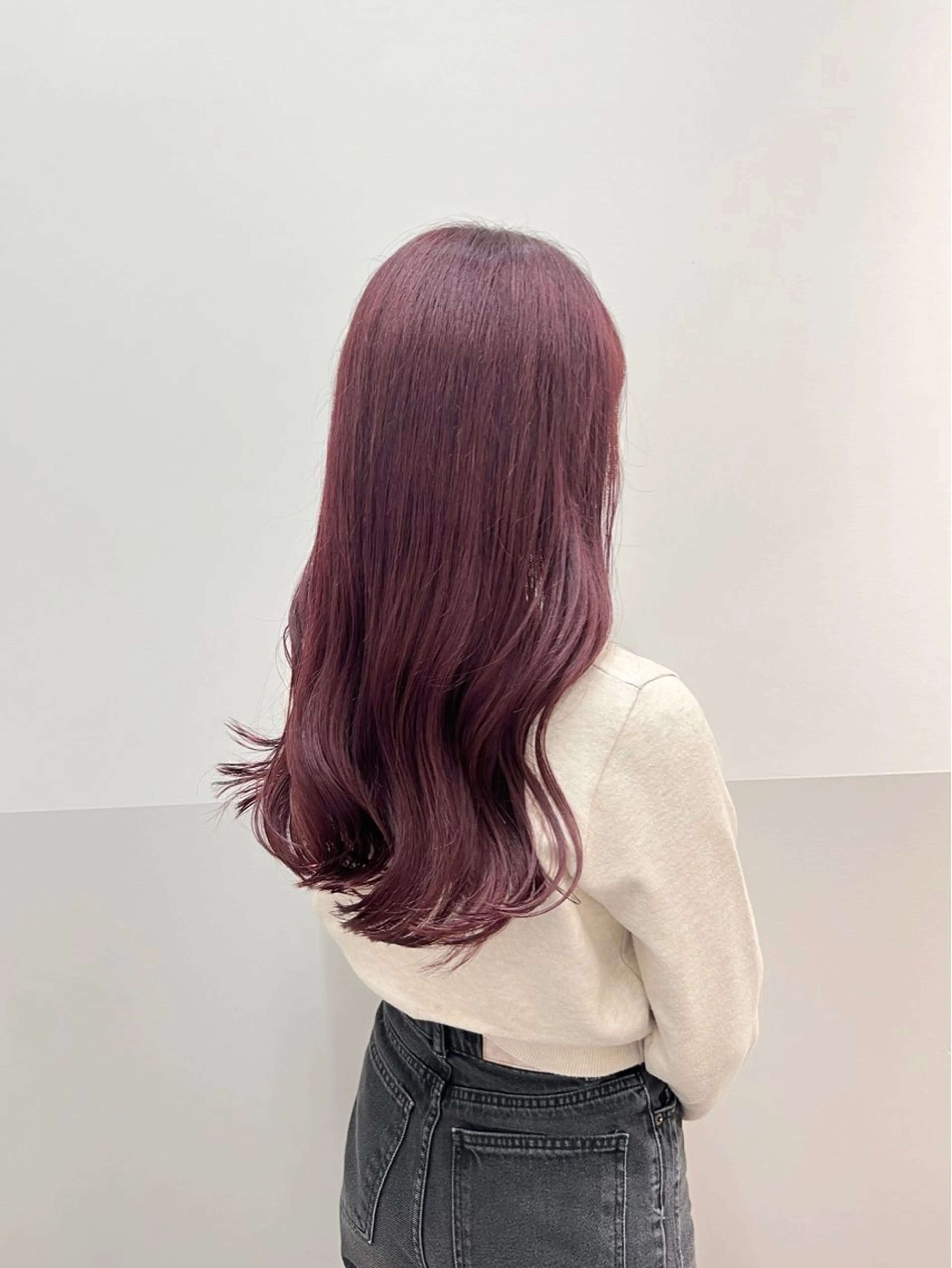 ロング カラー ブリーチ ブラウンカラー 韓国風ヘア ヘアカラー トリートメント 似合わせレイヤー/ 美髪縮毛矯正/ミナエのヘアスタイル