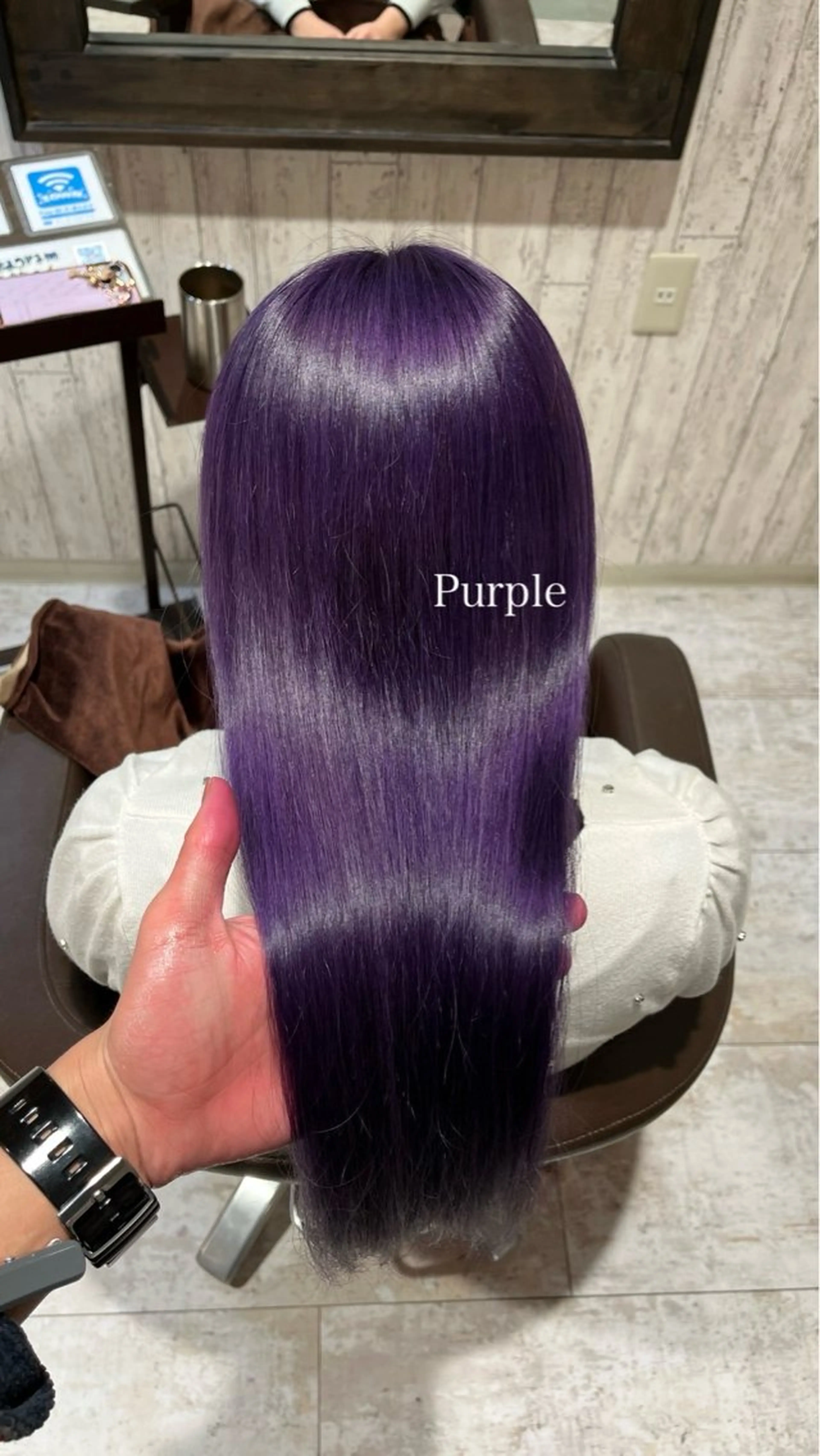 ロング カラー ベージュカラー ブリーチ ブルーカラー ダブルカラー グラデーションカラー 🫟Blanco🫟 Color&Careのヘアスタイル