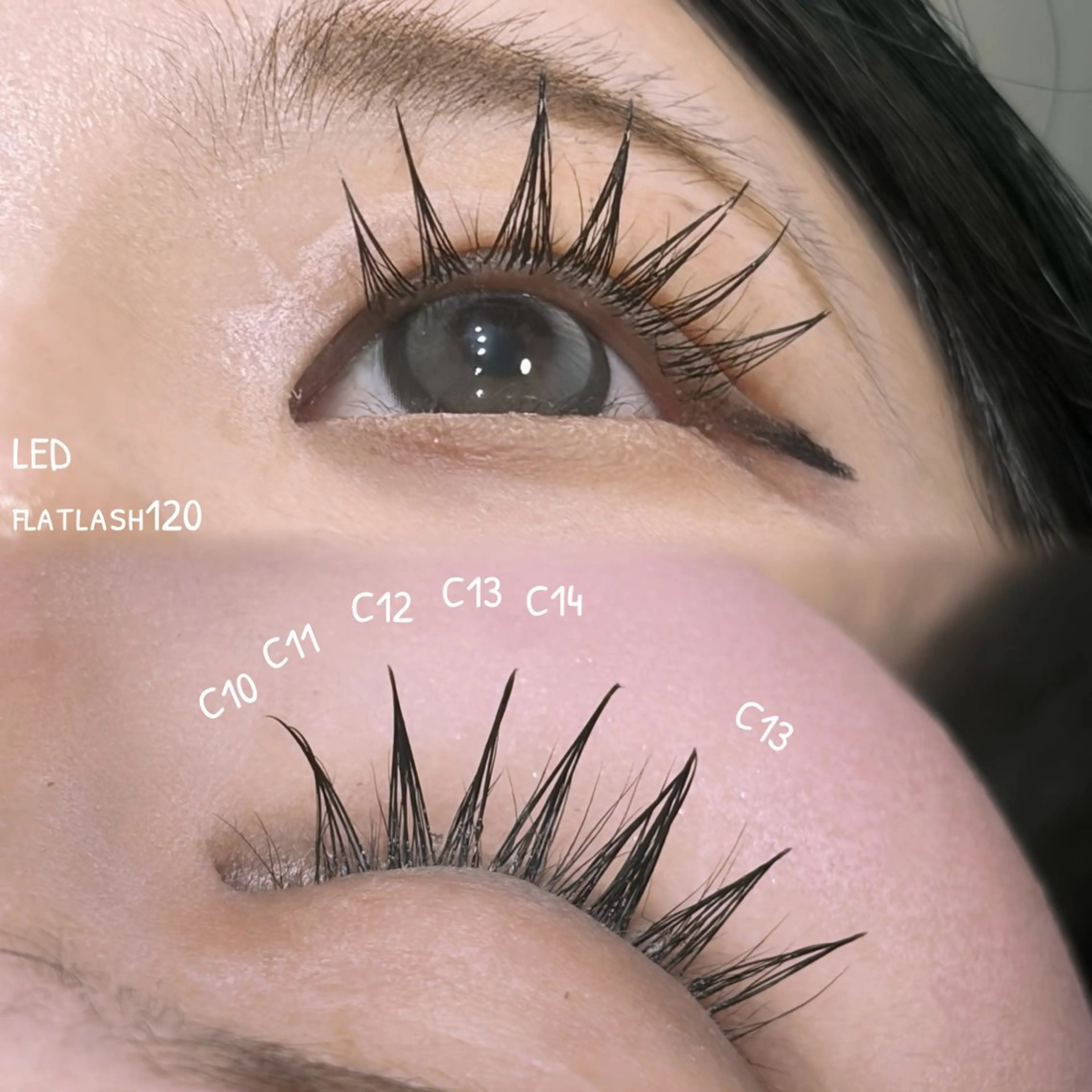 マツエク・マツパ Cカール Dカール マツエク 相川 優芽のマツエク・マツパデザイン