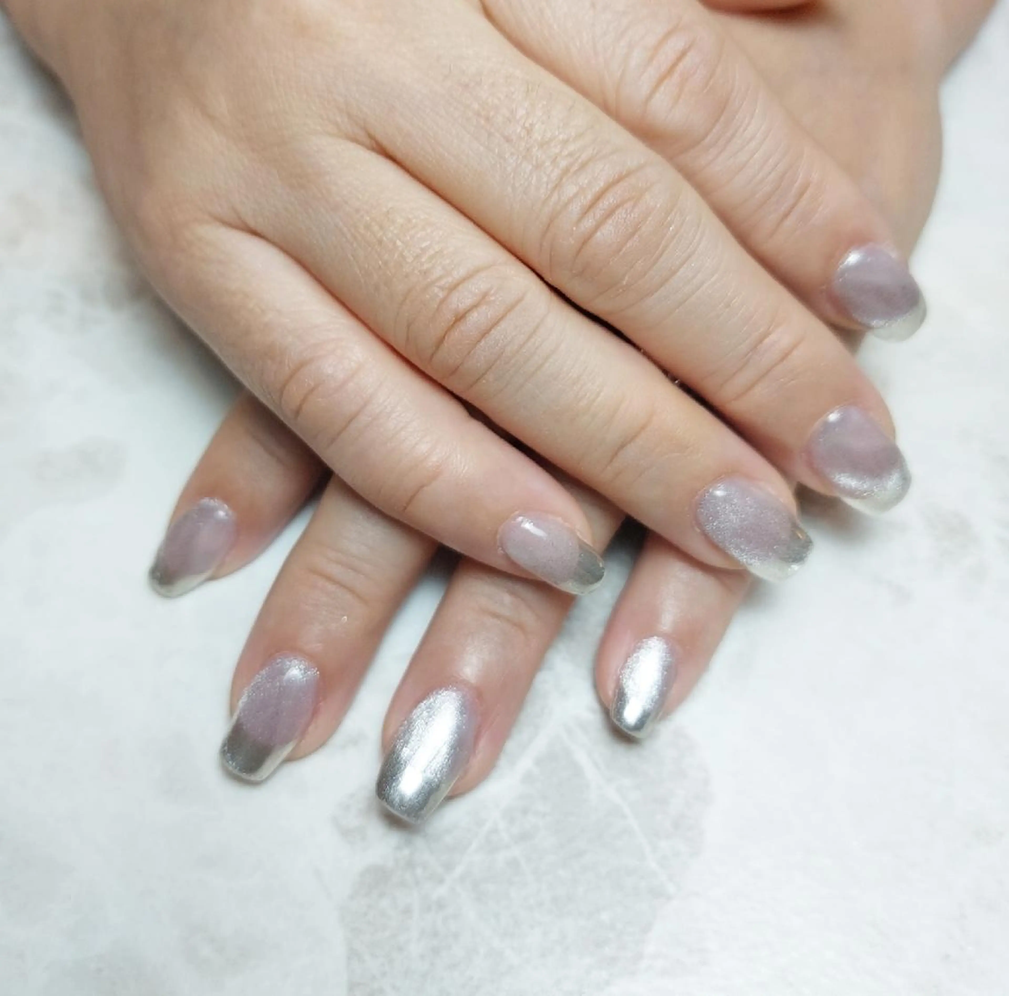 ネイル マグネットネイル ミラーネイル ハンドネイル 🍍若松 恵🍍のネイルデザイン