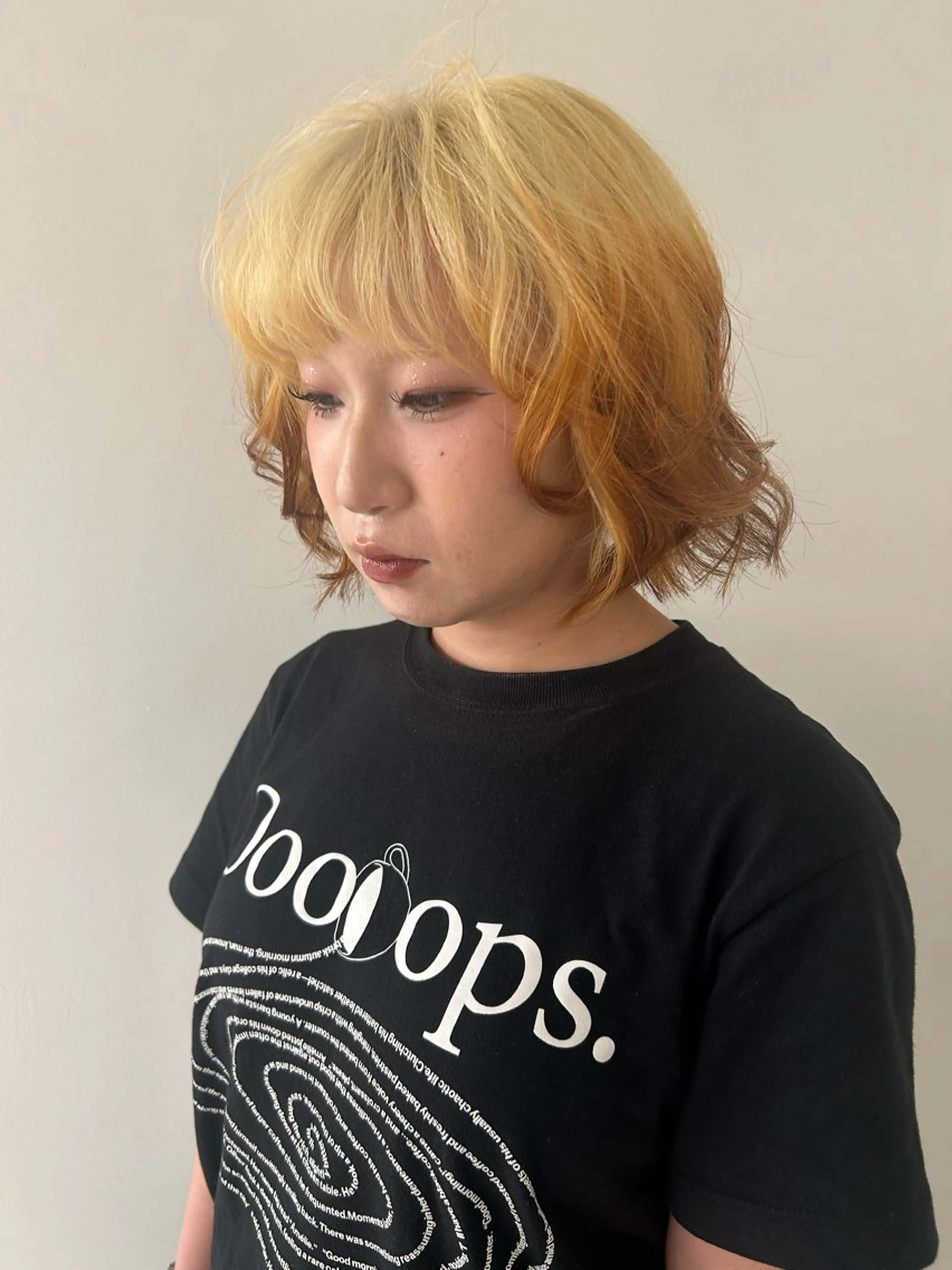 ミディアム カラー ヘアカラー トリートメント ケアパーマ/ケアブリ ーチdaisukeのヘアスタイル