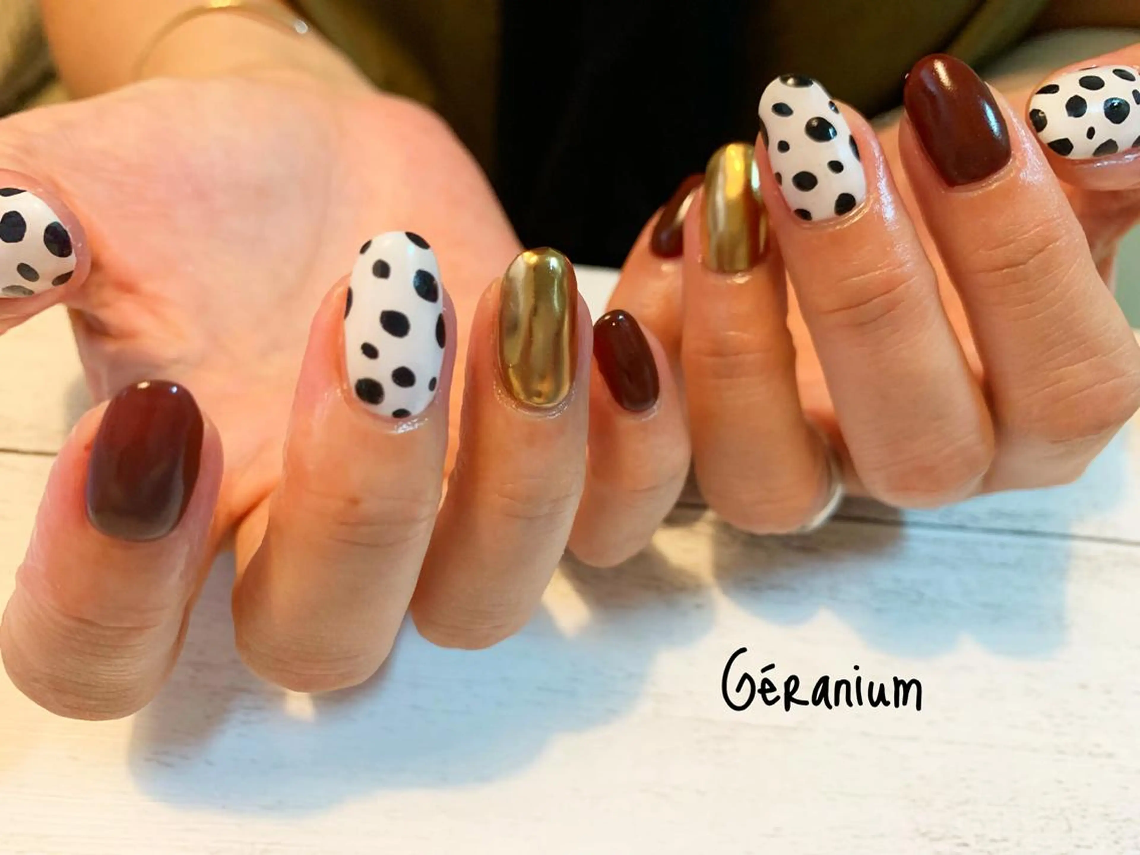 ネイル ハンドネイル GéRanium Harukaのネイルデザイン