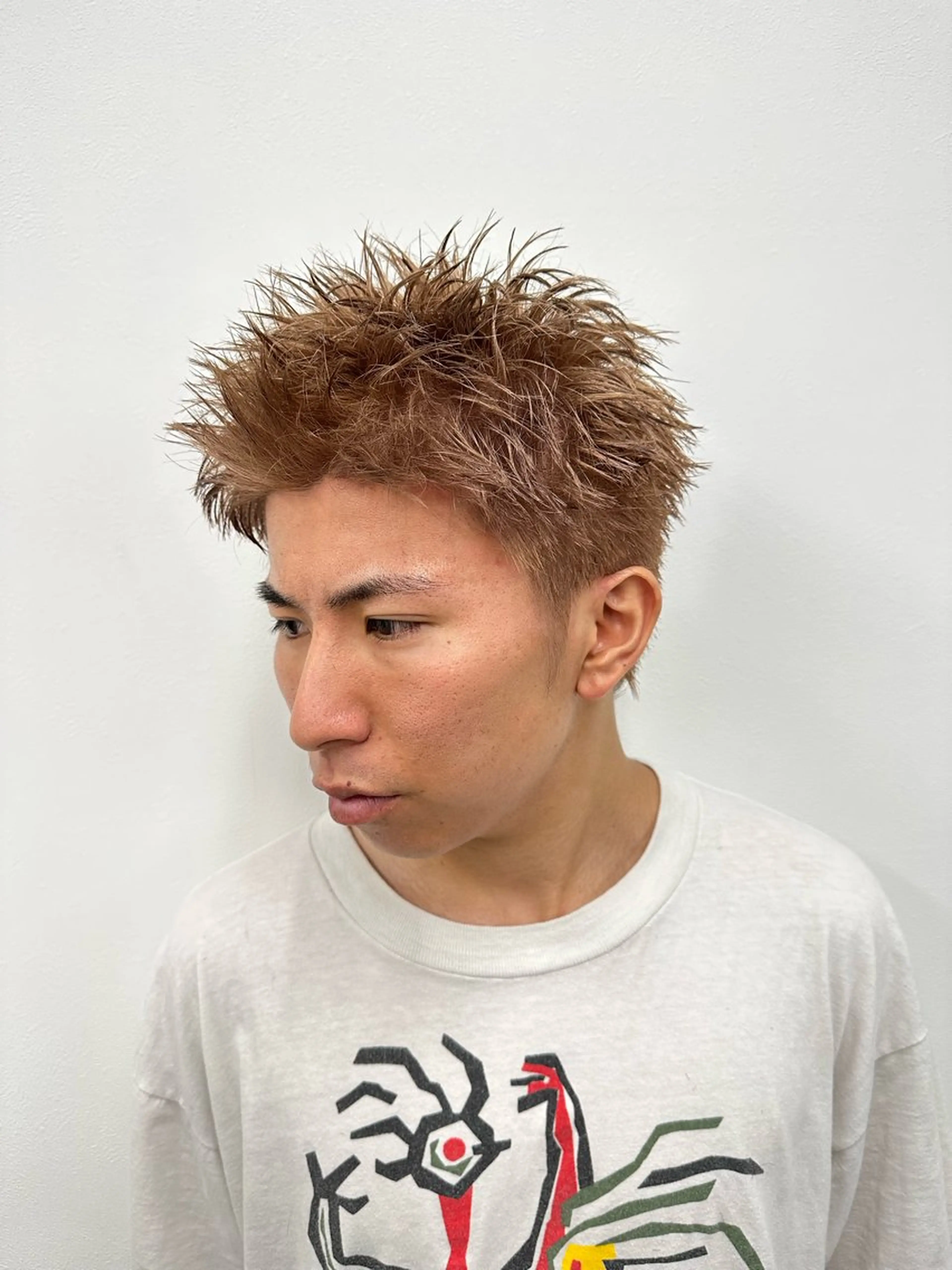 カラー メンズ メンズブリーチ ブリーチ ❤️‍🔥メンズ専門 mamu❤️‍🔥のヘアスタイル