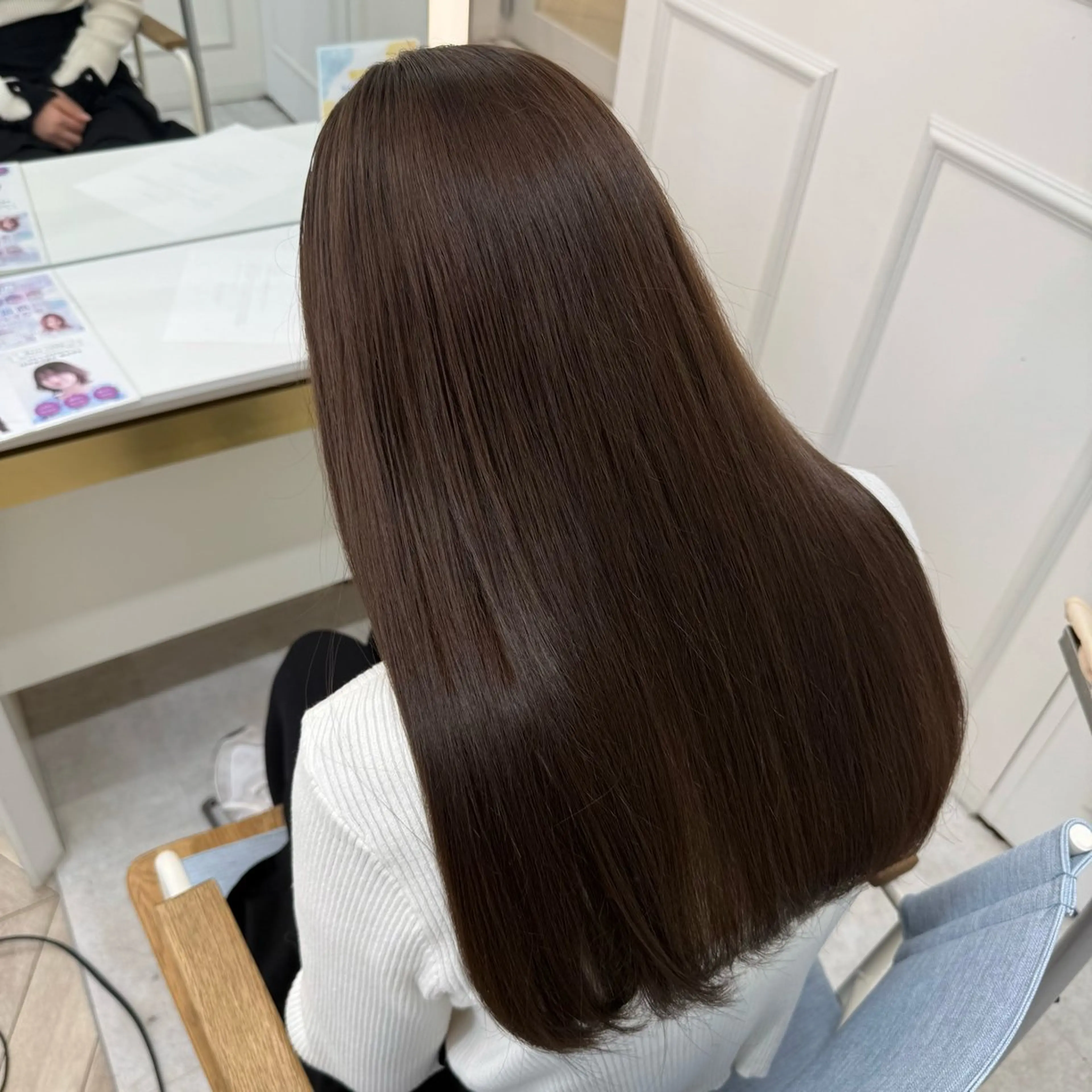 ロング カラー カット トリートメント レイヤーカット/ 艶カラー🌙Rinoのヘアスタイル